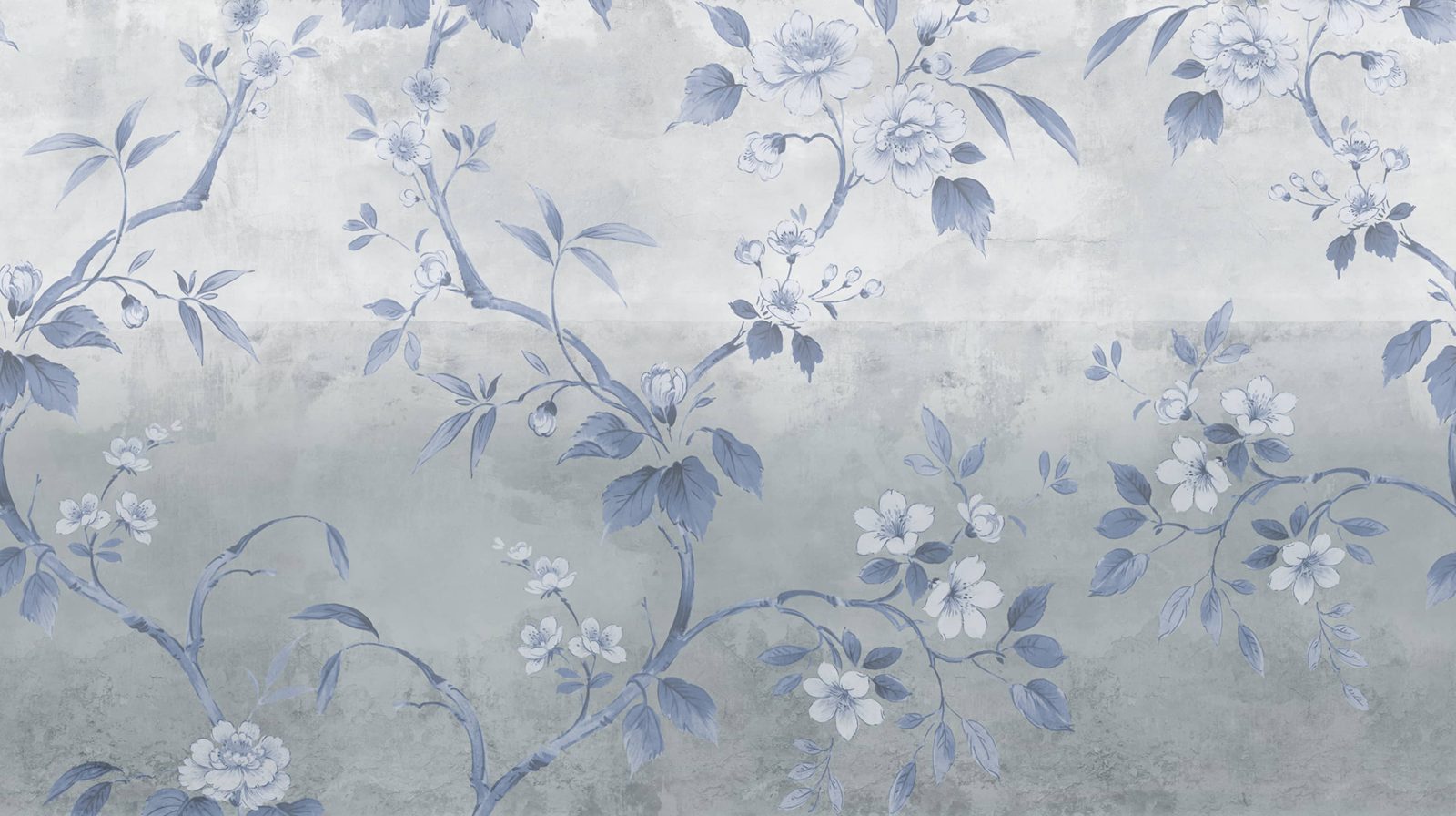 Concrete Flowers, Blue, Rebel Walls