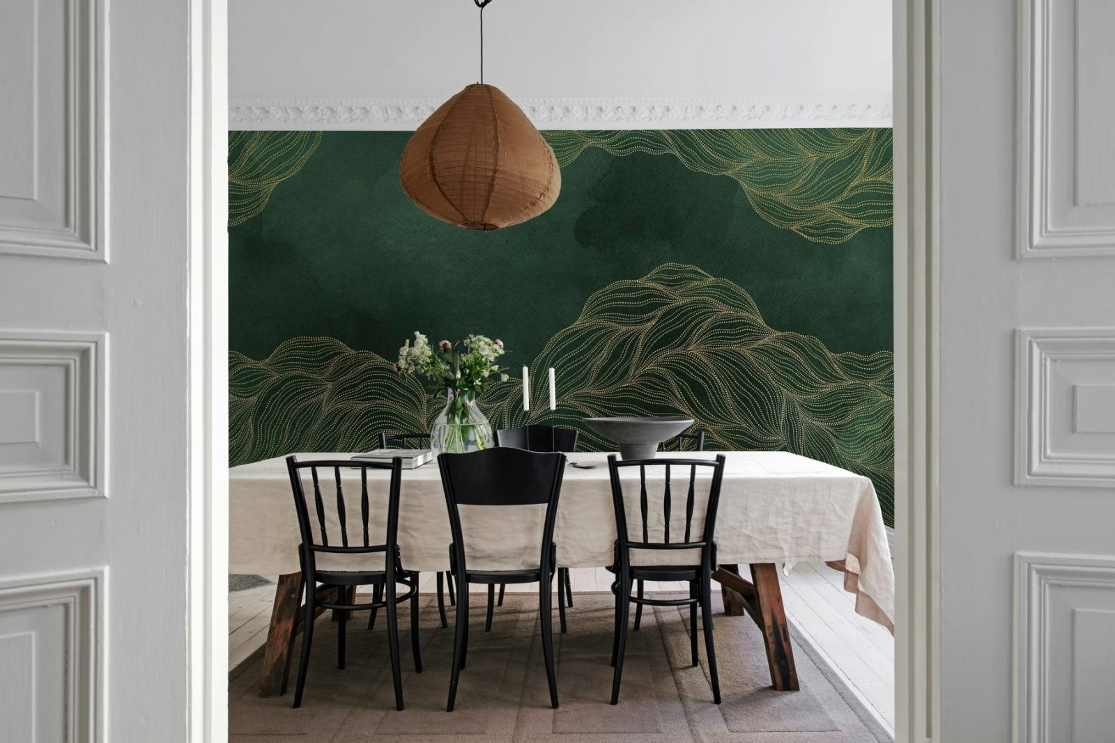 Opulence Dots, Jade, Rebel Walls 3