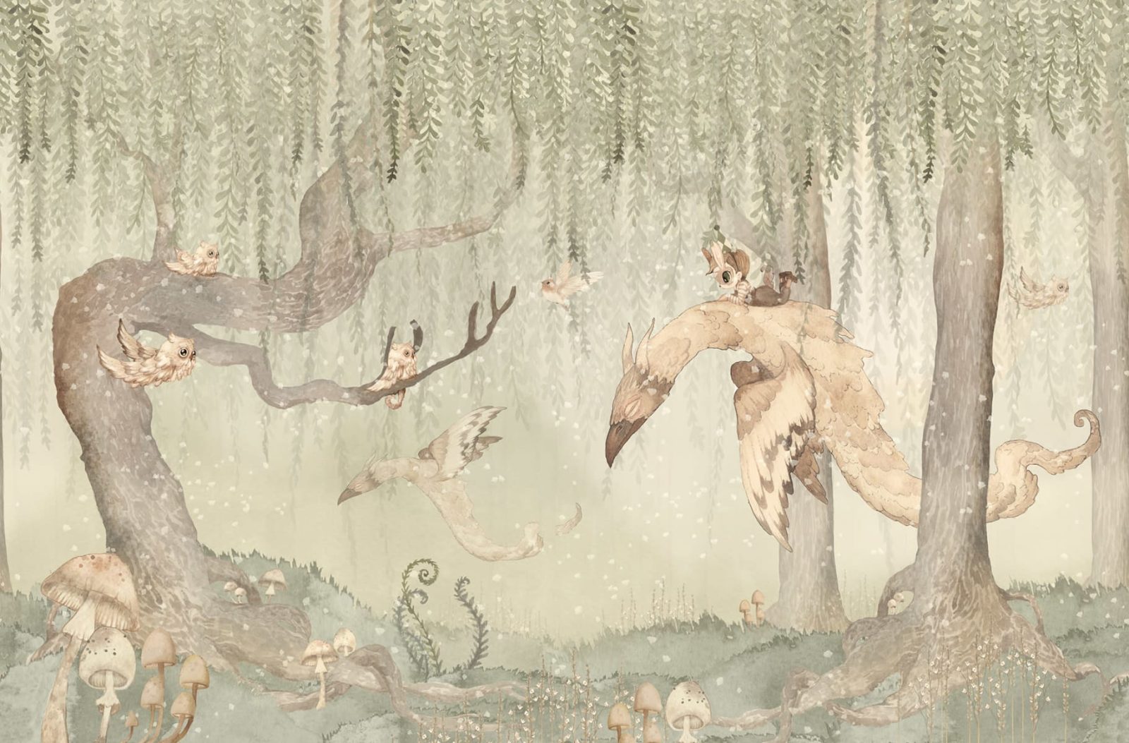 Dream Forest Boy, Green, Rebel Walls
