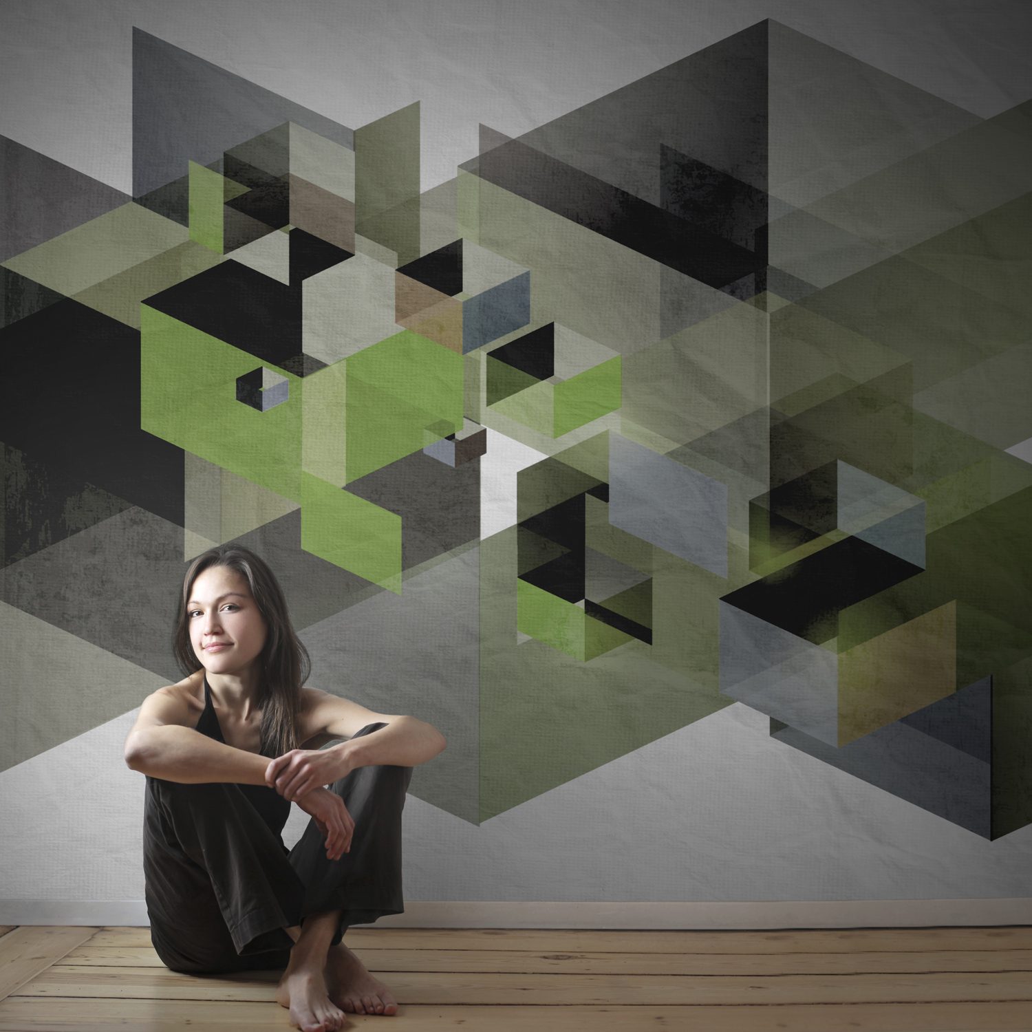 Fractal, Green, Rebel Walls 2