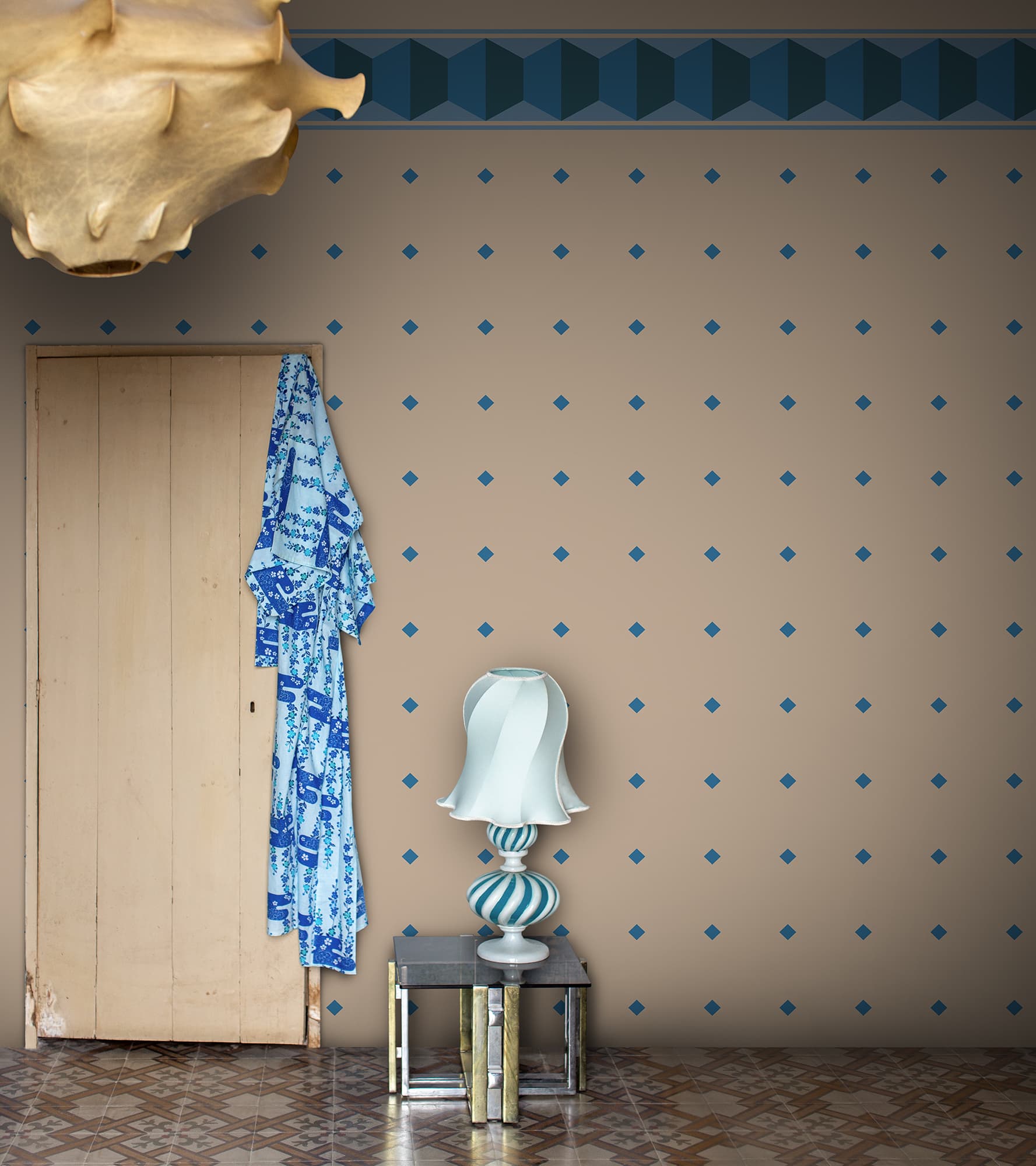 Gentle Manor, Teal, Rebel Walls 2