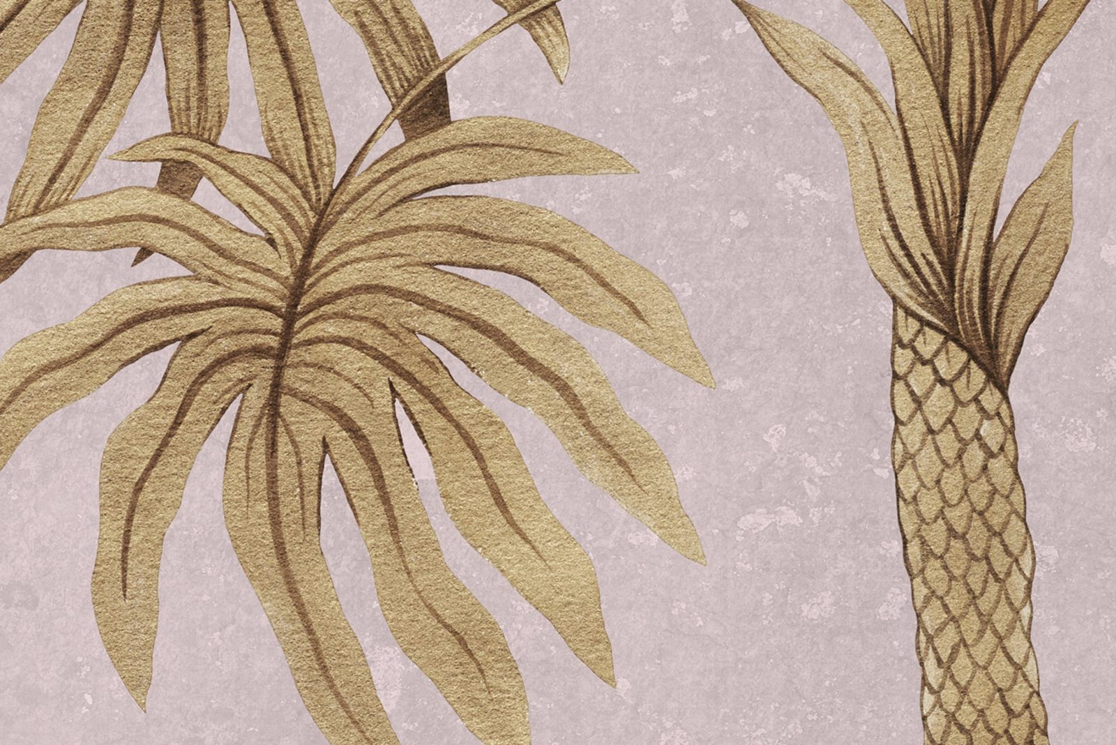 Golden Palms, Pink, Rebel Walls 4