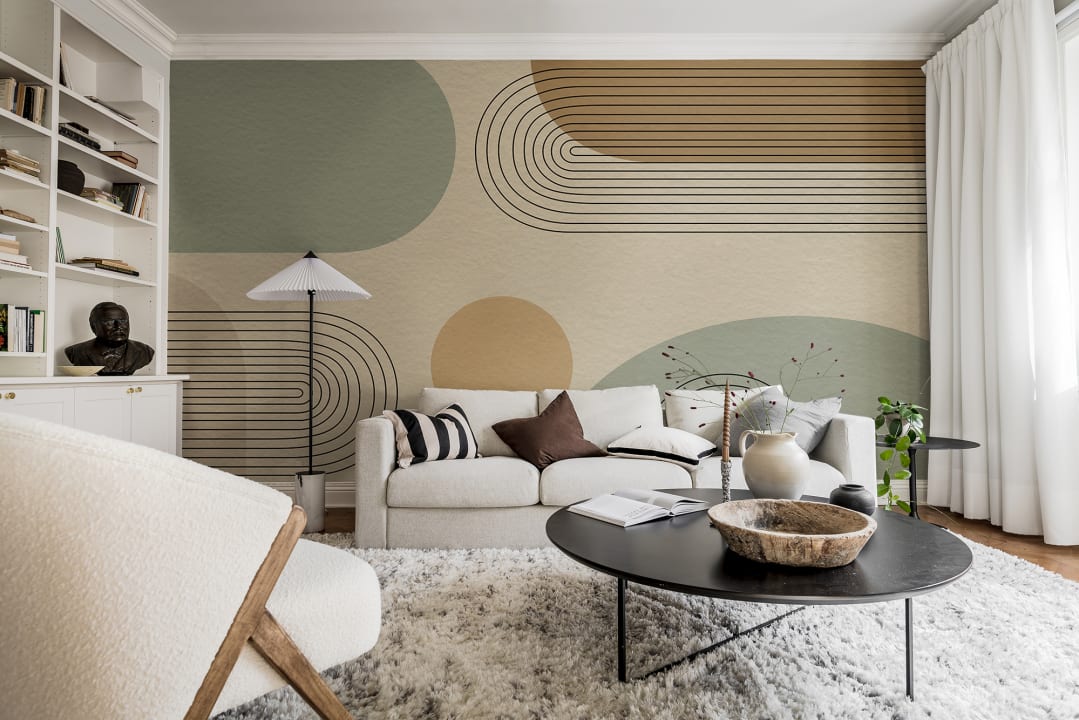 Abstract Arches, Neutral, Rebel Walls 2