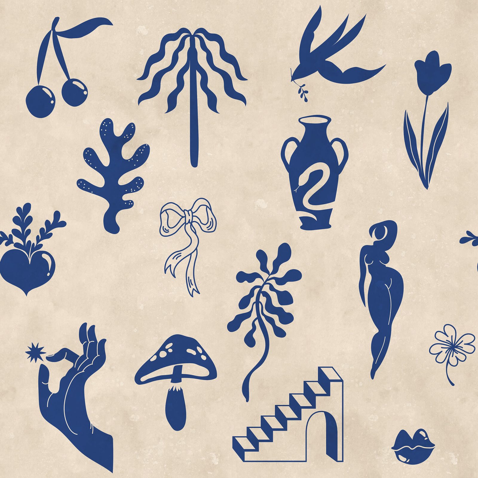 Symbolic Tales, Blue, Rebel Walls