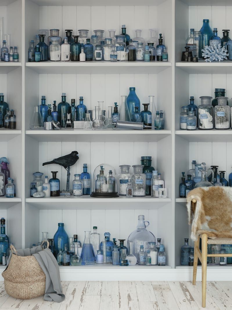 3D Cabinet of Curios, Sapphire, Rebel Walls 3
