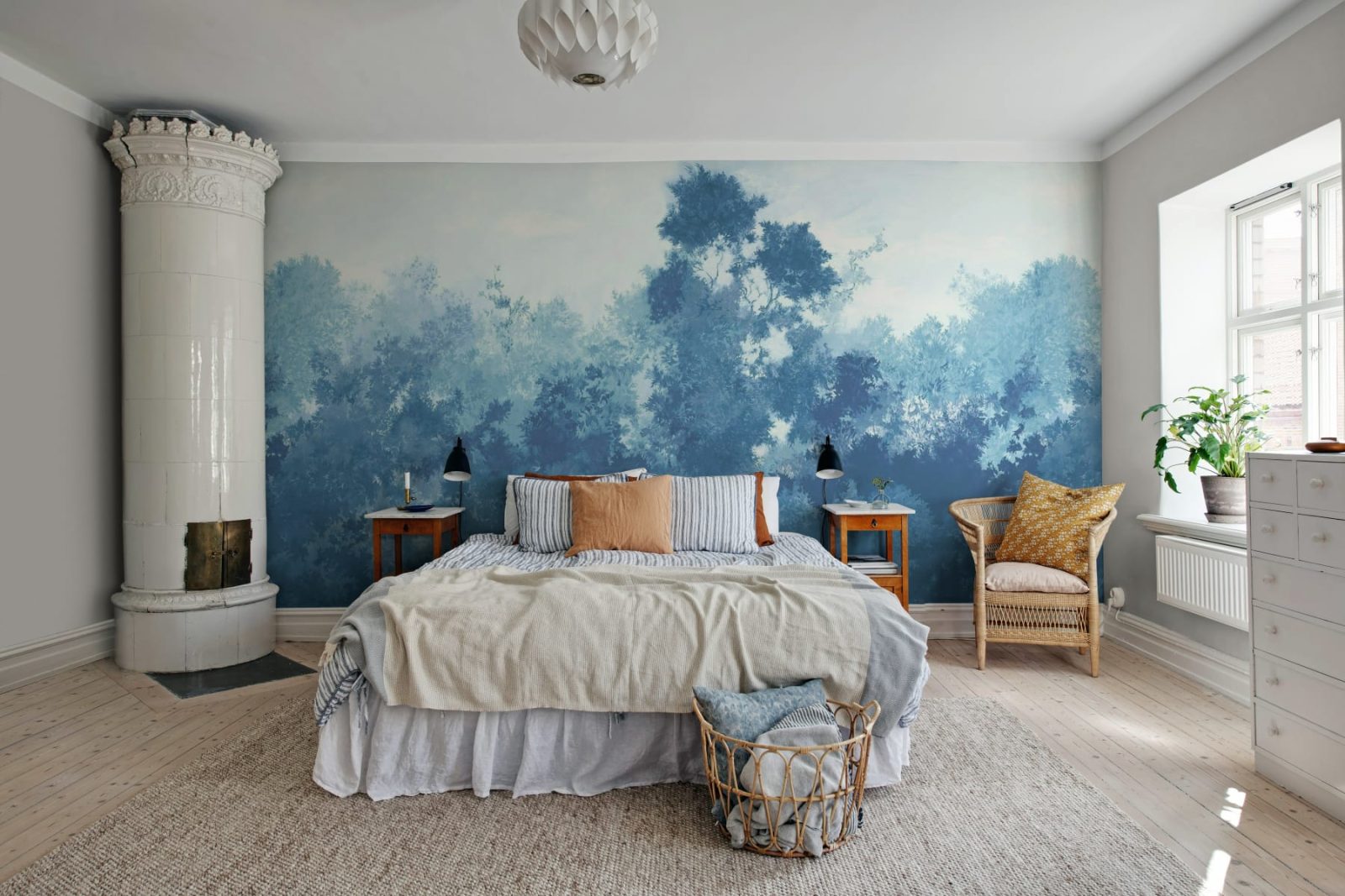 Wood, Blue, Rebel Walls 3