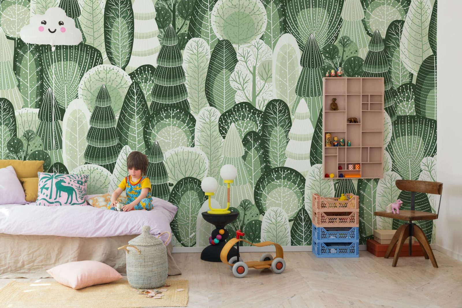 Artsy Trees, Green, Rebel Walls 2