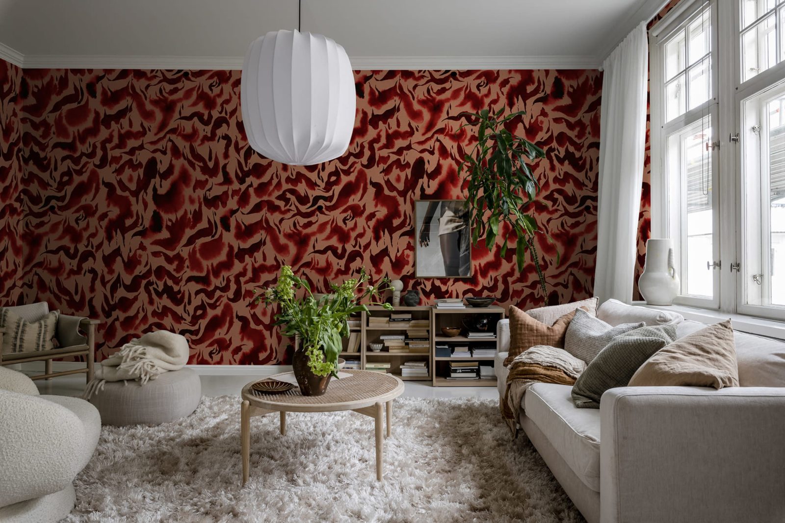 Discus, Red, Rebel Walls 2