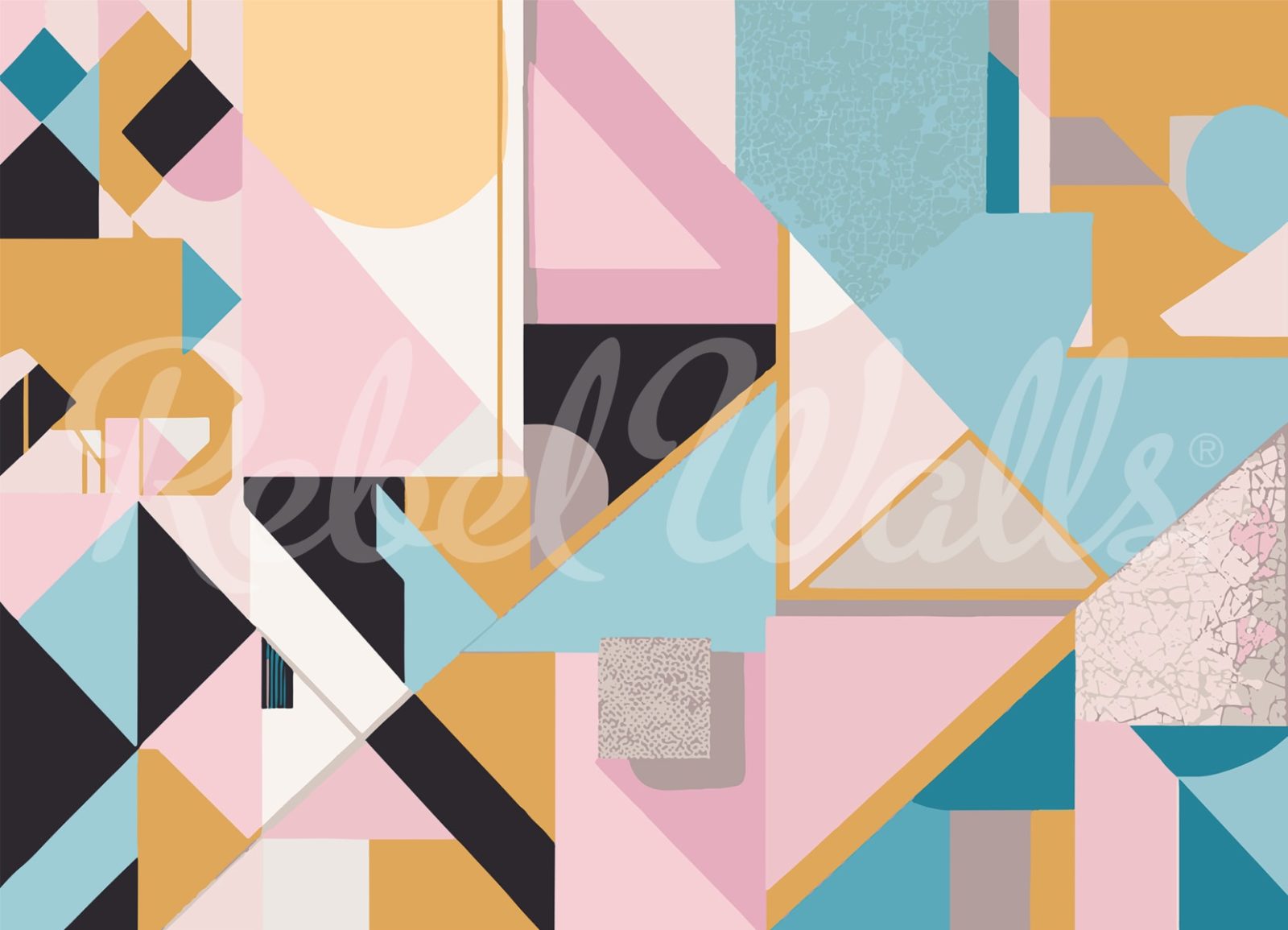 Retro Forms, Multi, Rebel Walls