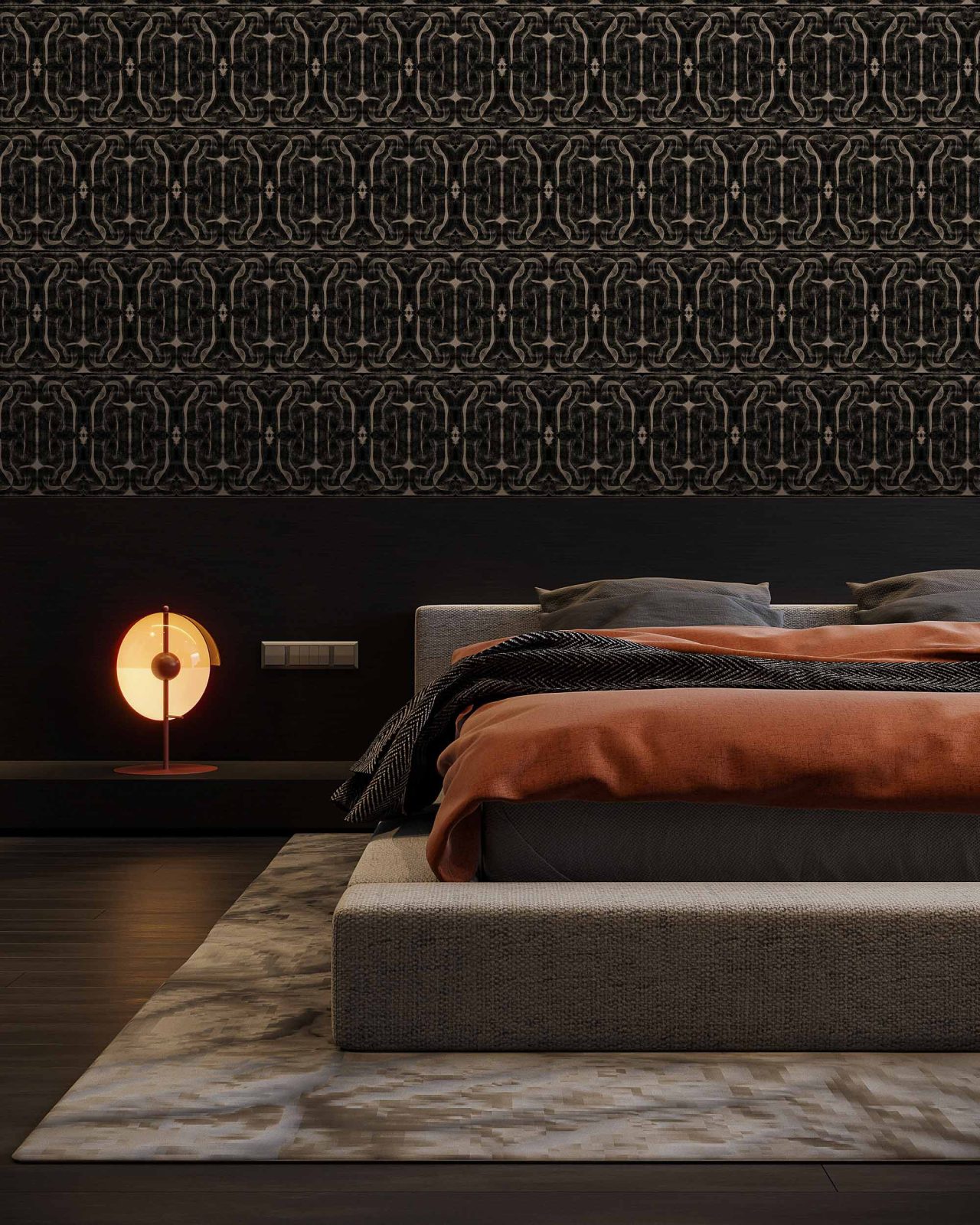Infinity Strokes, Black, Coordonne 5mp / rola 2