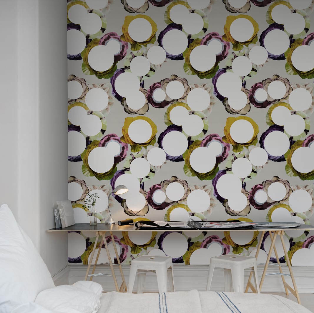 Flower Dot, Vintage, Rebel Walls 2