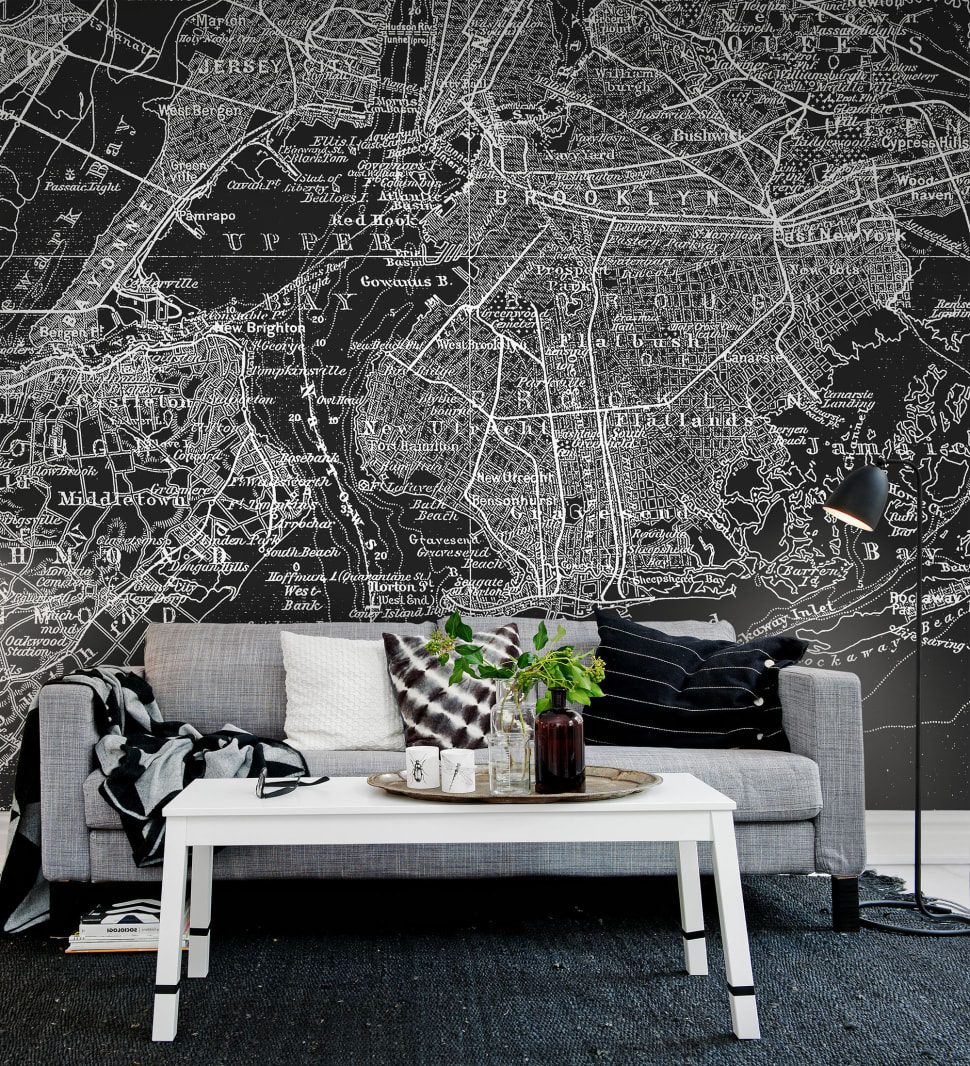 Map of NY, Rebel Walls 2