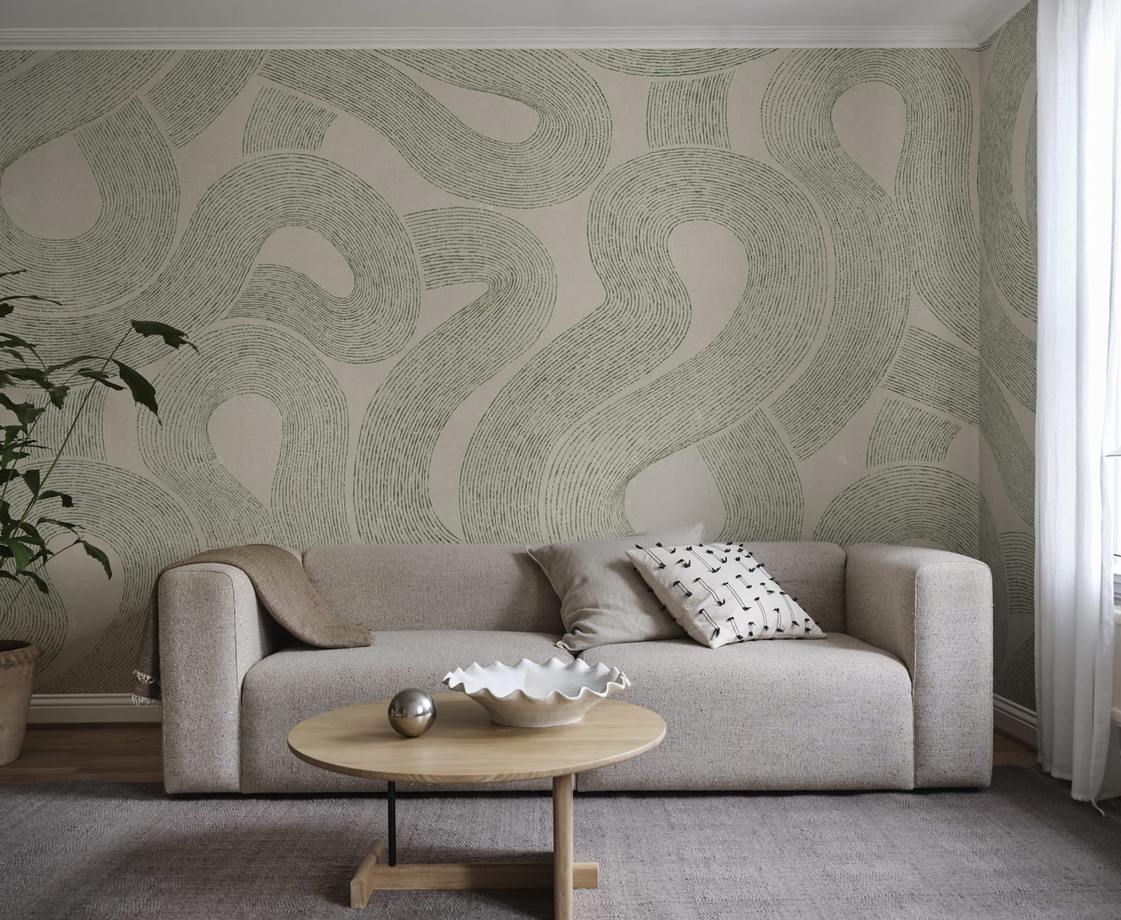 Zen Mural, Green, Sandberg 2