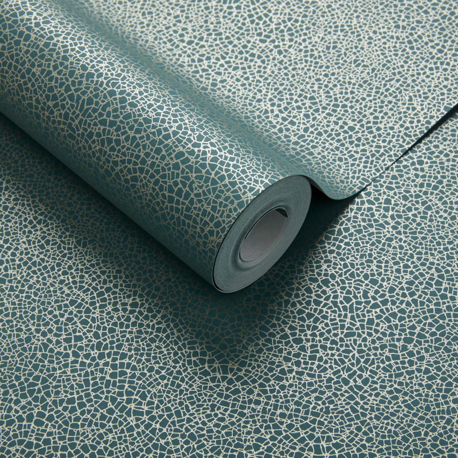 Emile, Emerald Green Luxury Crackle, 1838 Wallcoverings, 5.3mp / rola 3