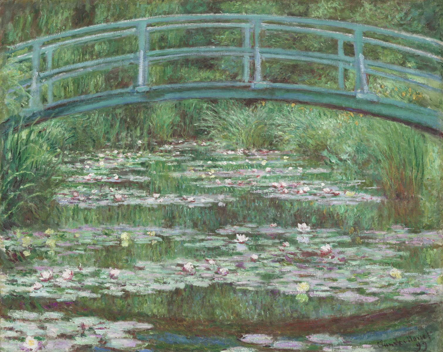 The Japanese Footbridge by Monet, Rebel Walls
