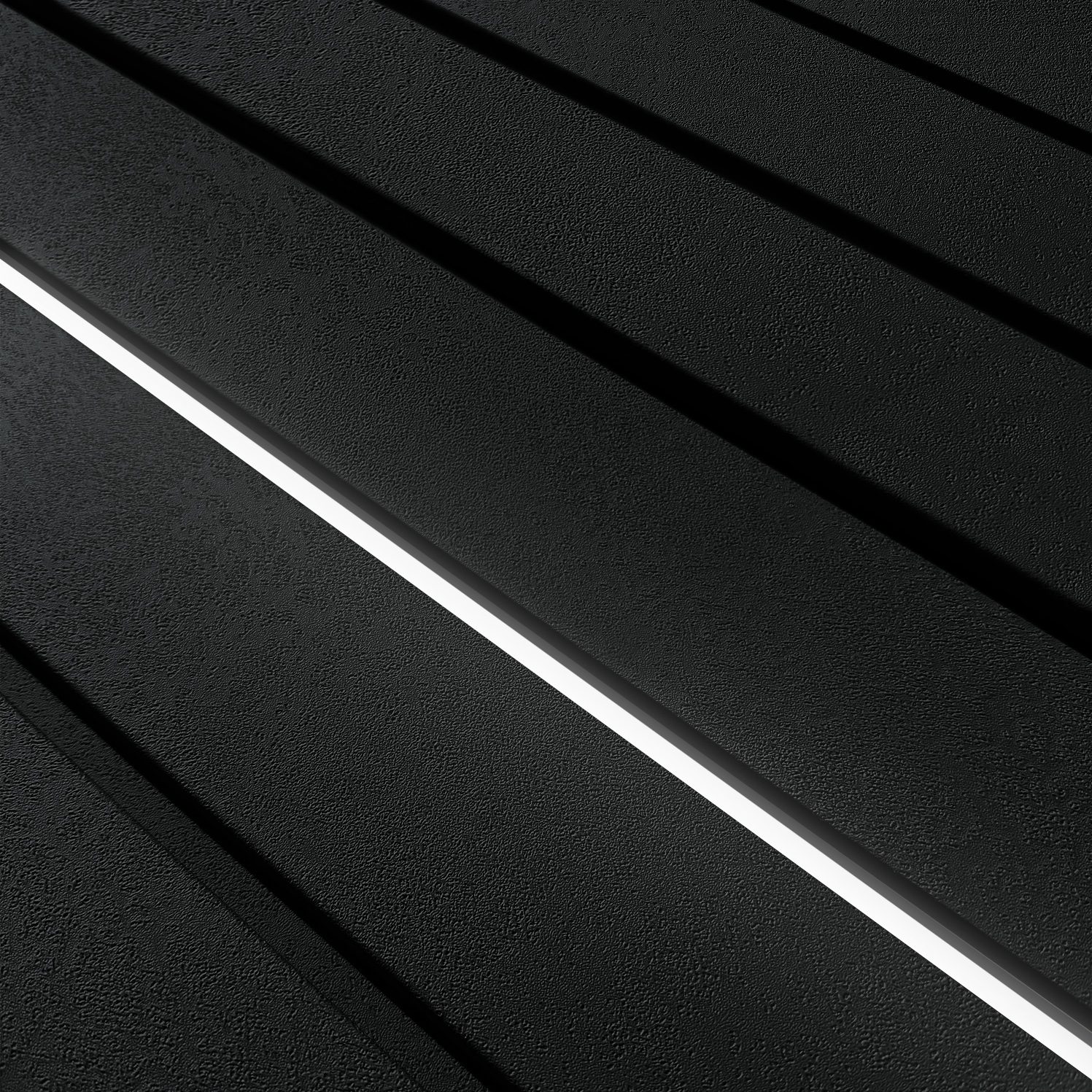 Riflaj decorativ Roca, Onyx Black, 270x25cm, Lamelio 3