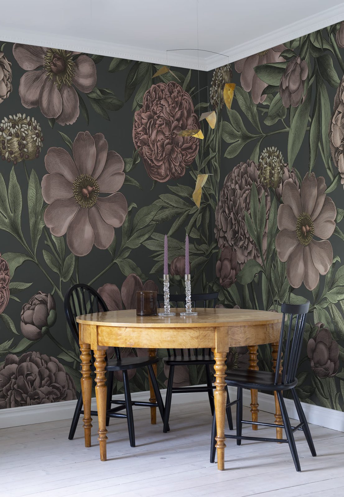 Peony Delight, Midnight, Rebel Walls 2