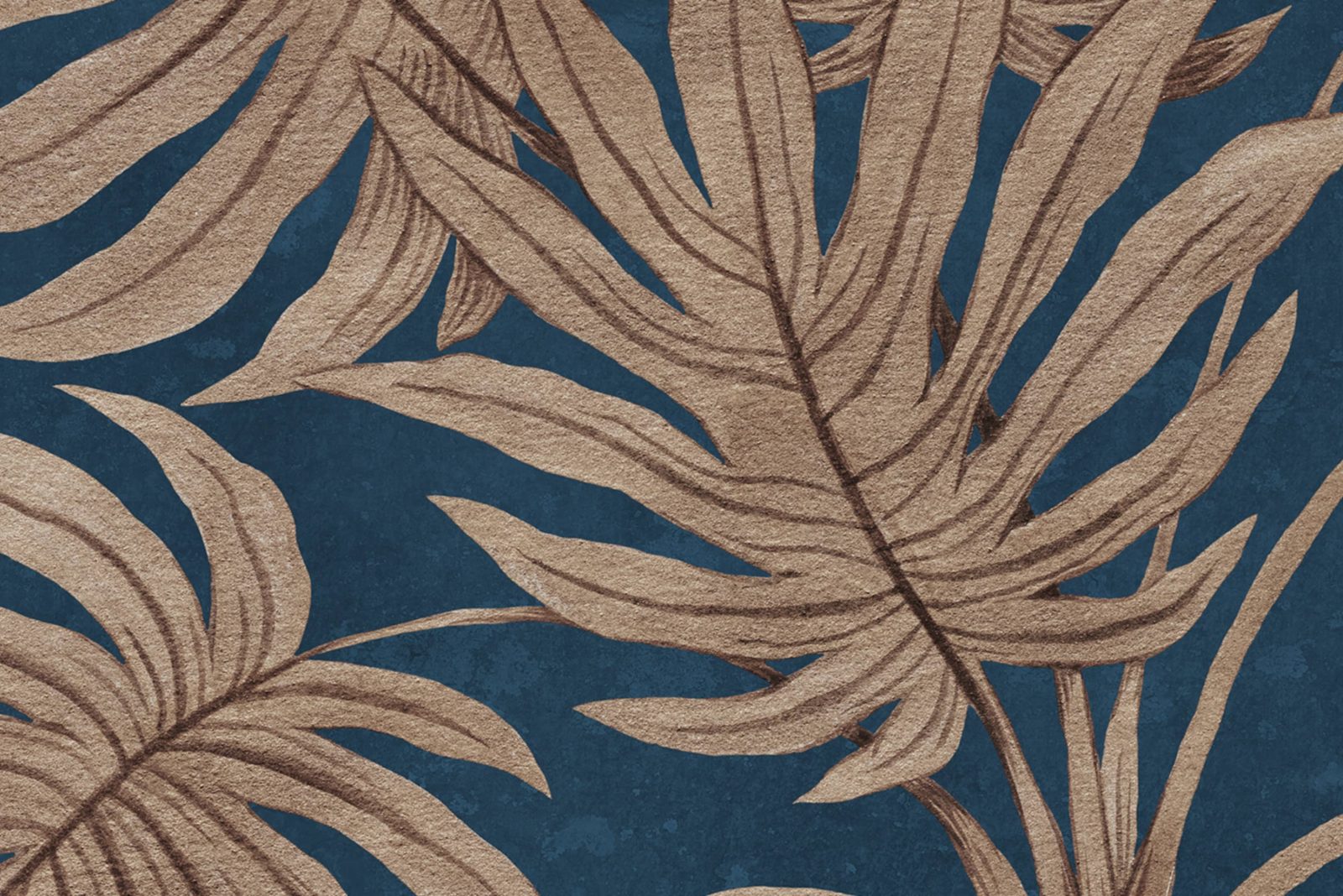 Golden Palms, Blue, Rebel Walls 4