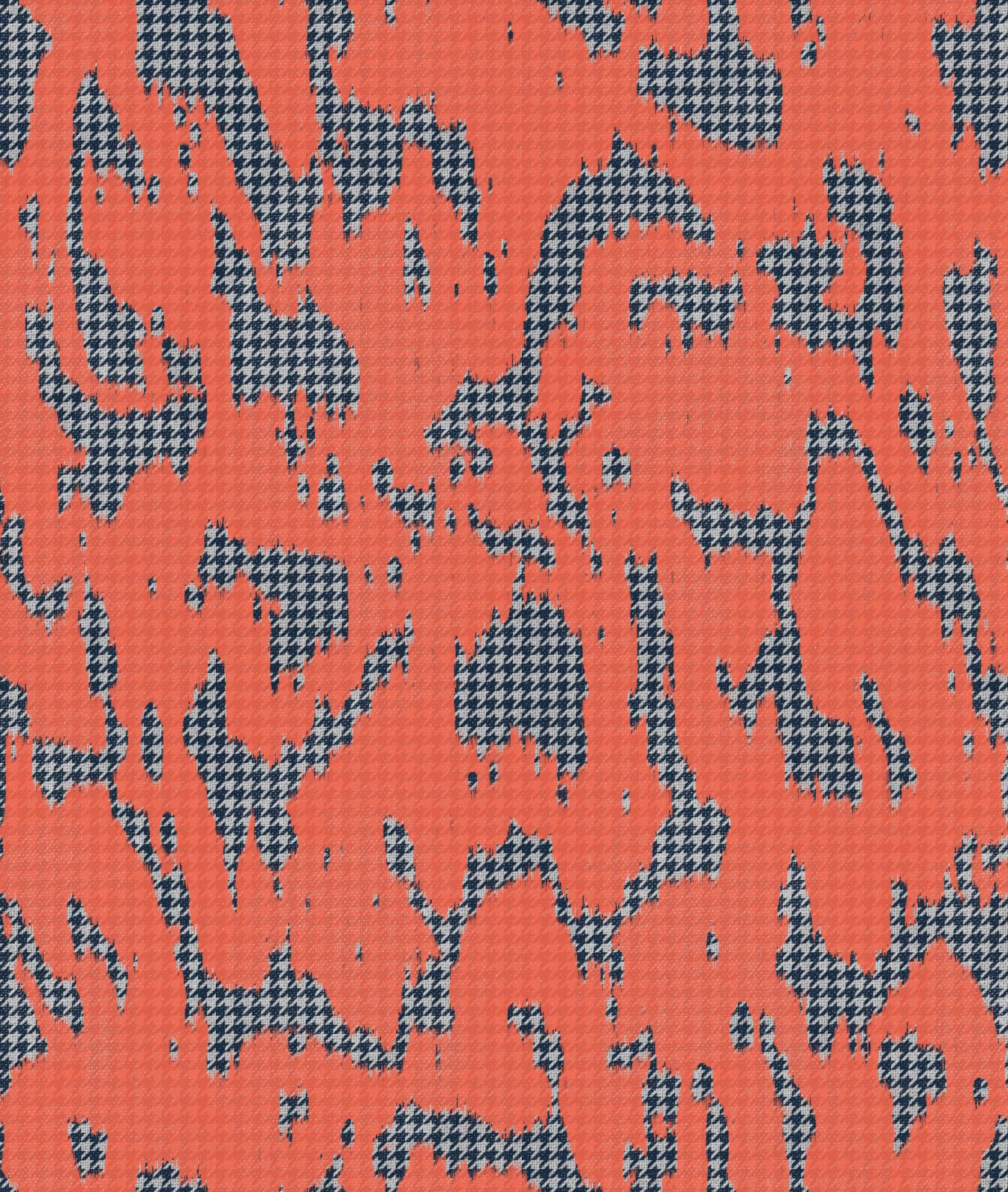 Moire Screen, Coral, TresTintas 5mp / rola
