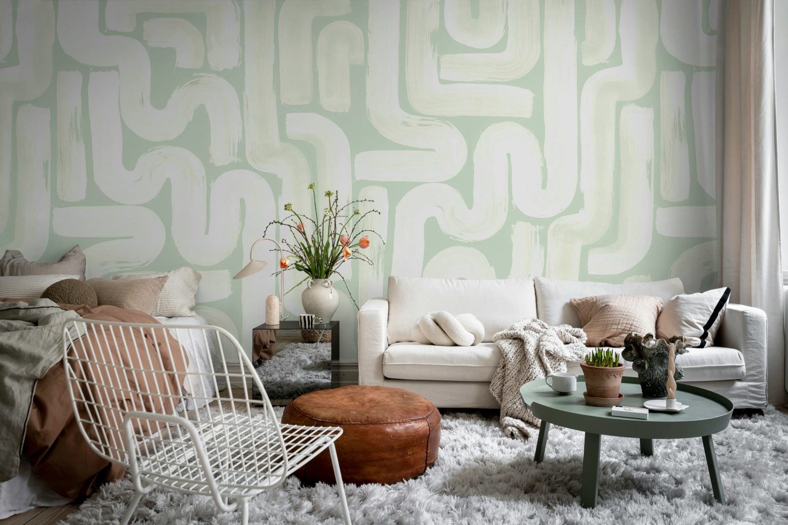 Drape Brush, Green, Rebel Walls 2