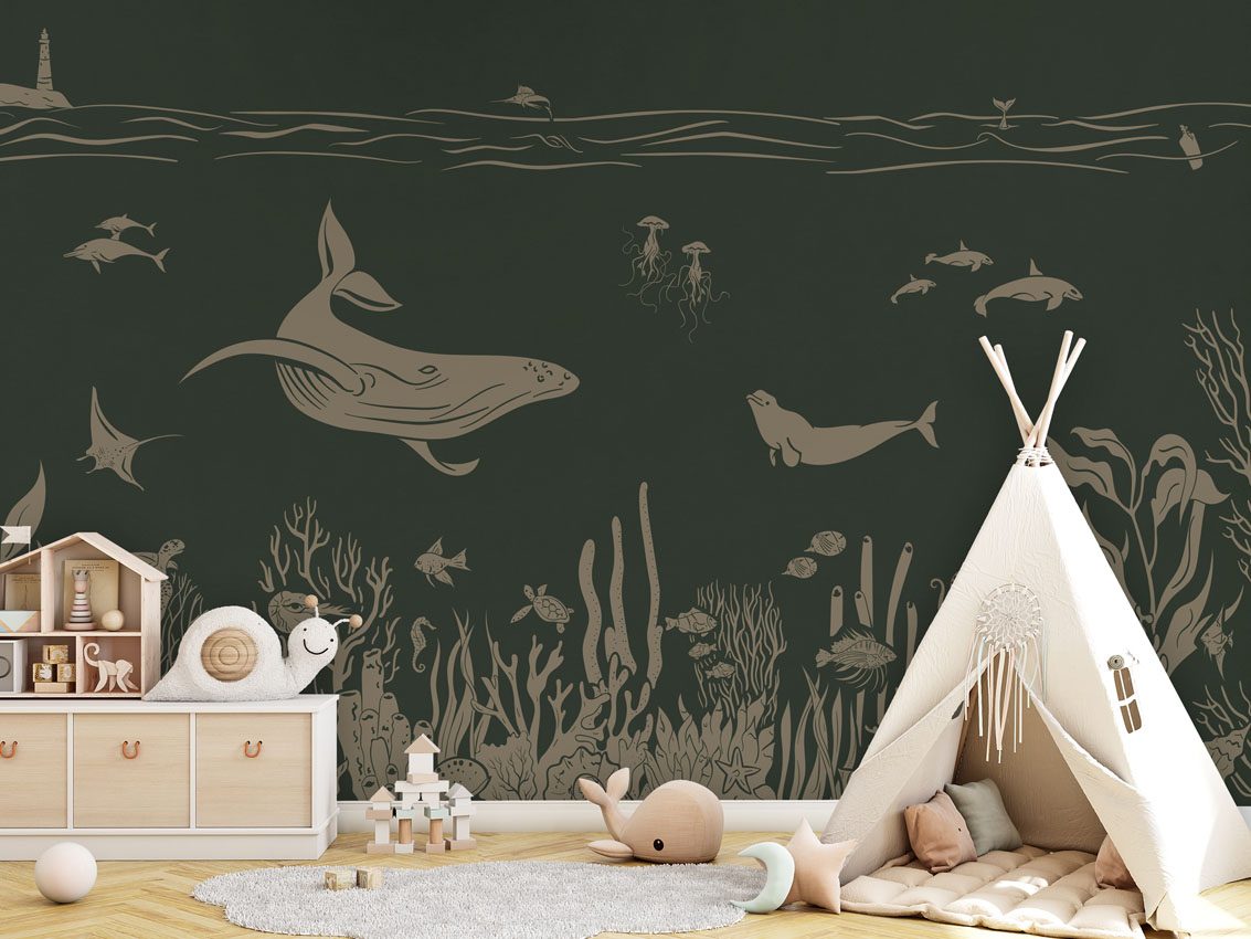 Monochrome Sea - Green Vintage, Kikki Belle 5