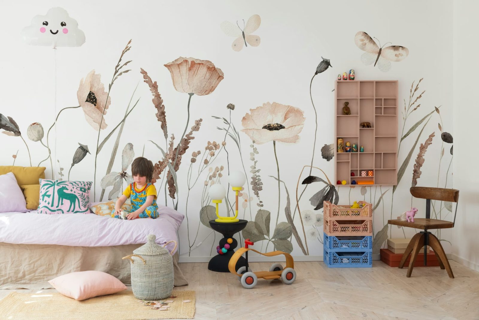 Delicate Meadow, Pastel, Rebel Walls 3