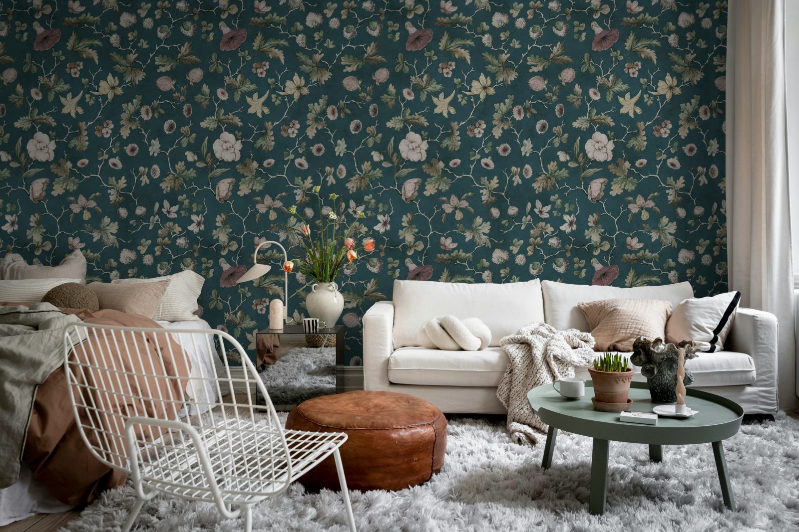 Verdant Bloom, Blue, Rebel Walls 2
