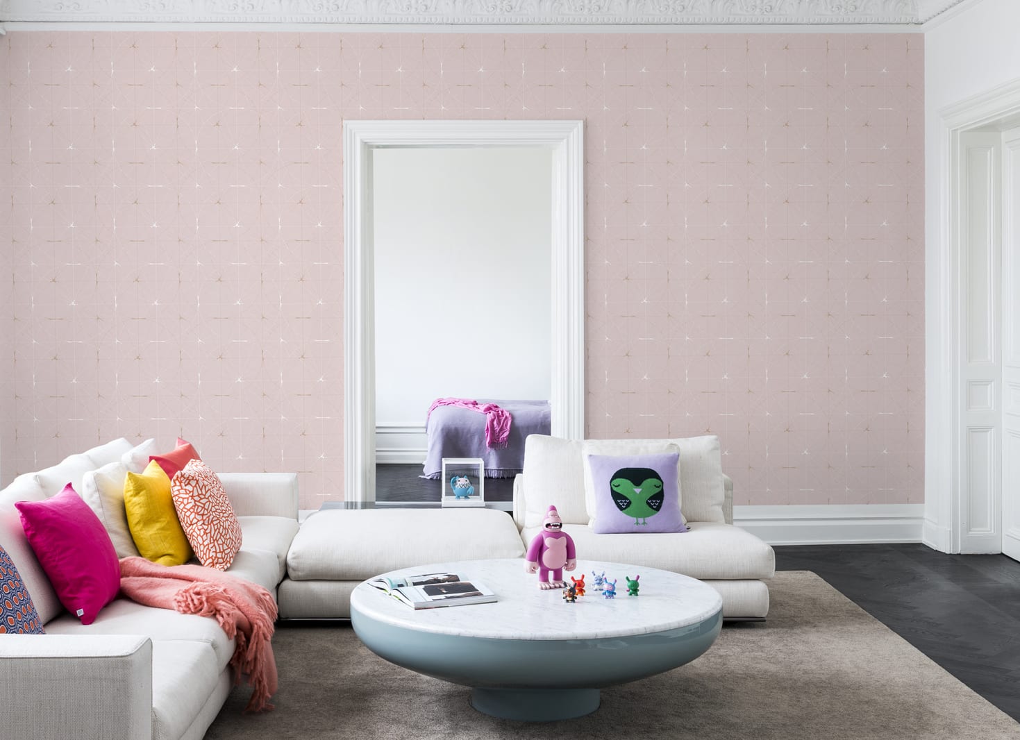 Perfect Fit, Powder Pink, repetitiv, Rebel Walls 2