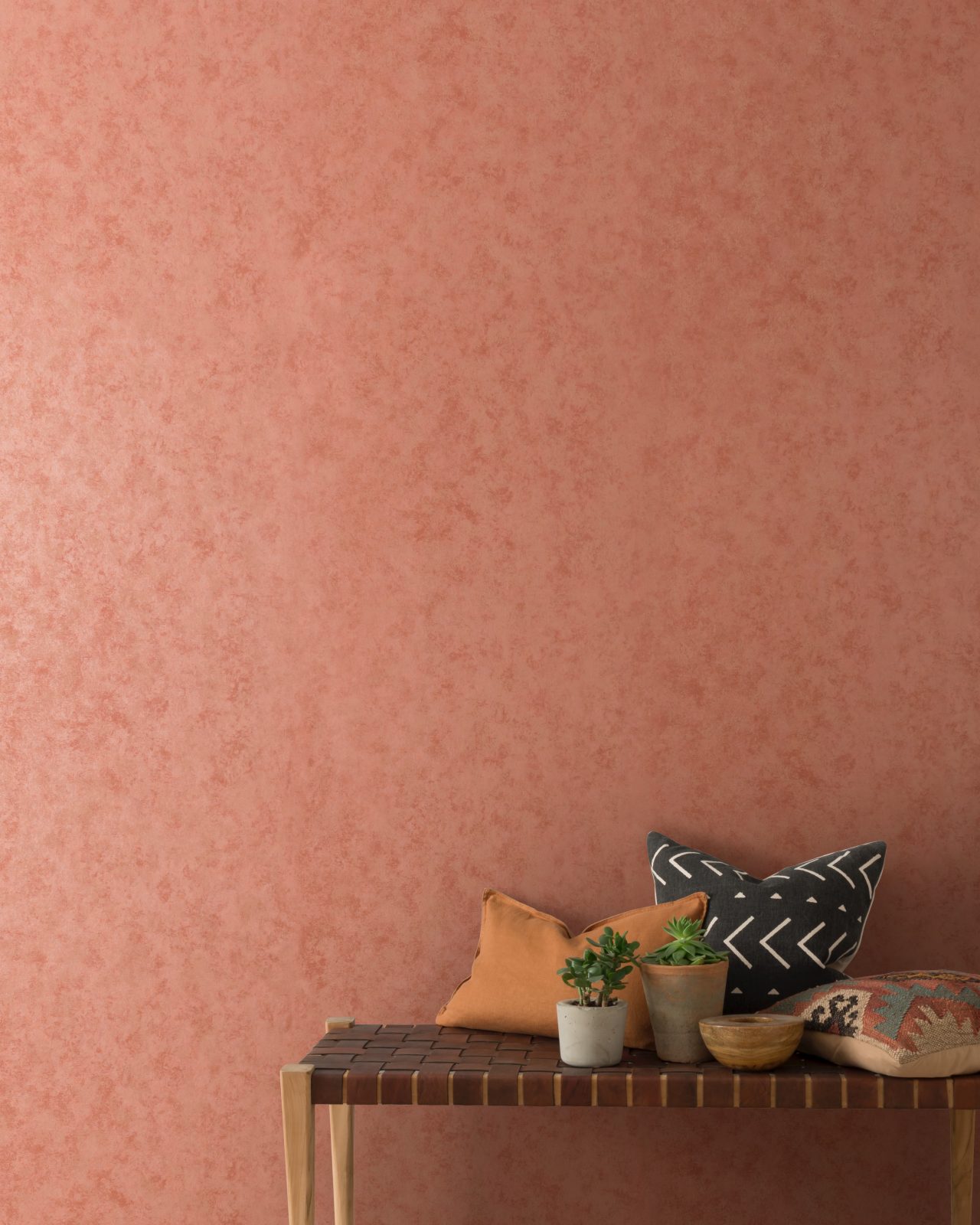 Fenton, Red Clay Luxury Plain, 1838 Wallcoverings, 5.3mp / rola 2