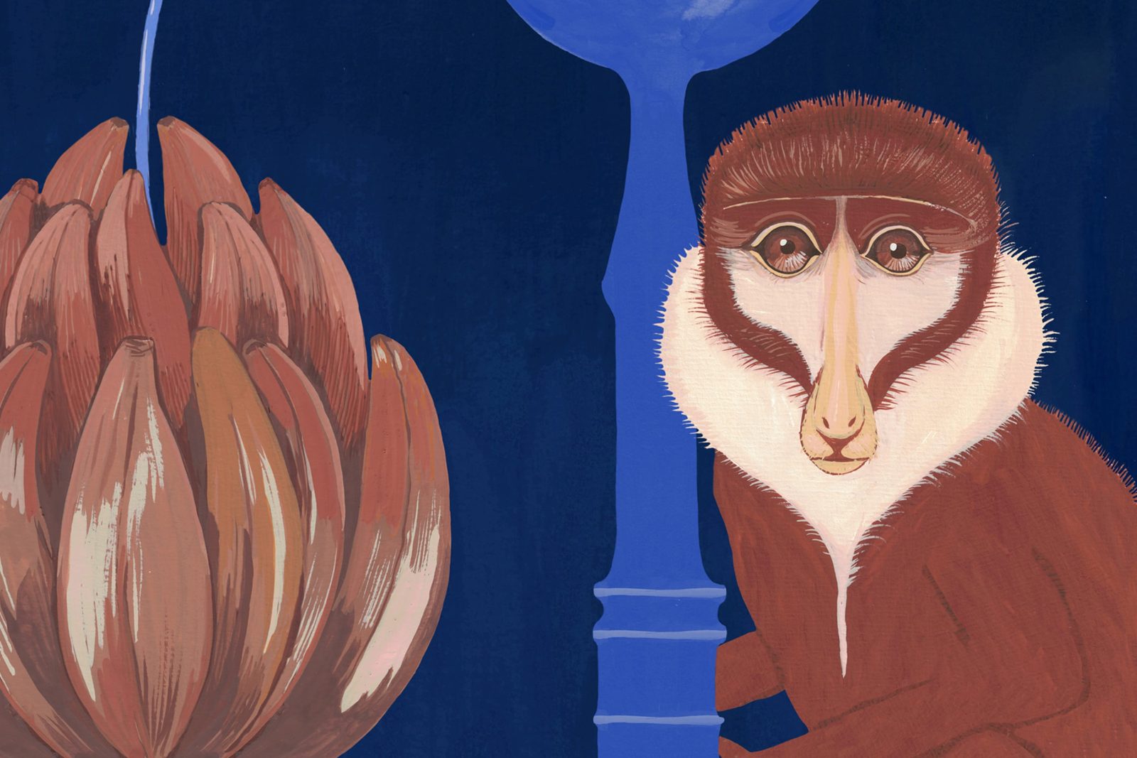 Savanna Chic, Dark Blue, Rebel Walls 4