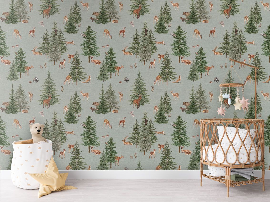 Pine Forest - Blue, Kikki Belle 4