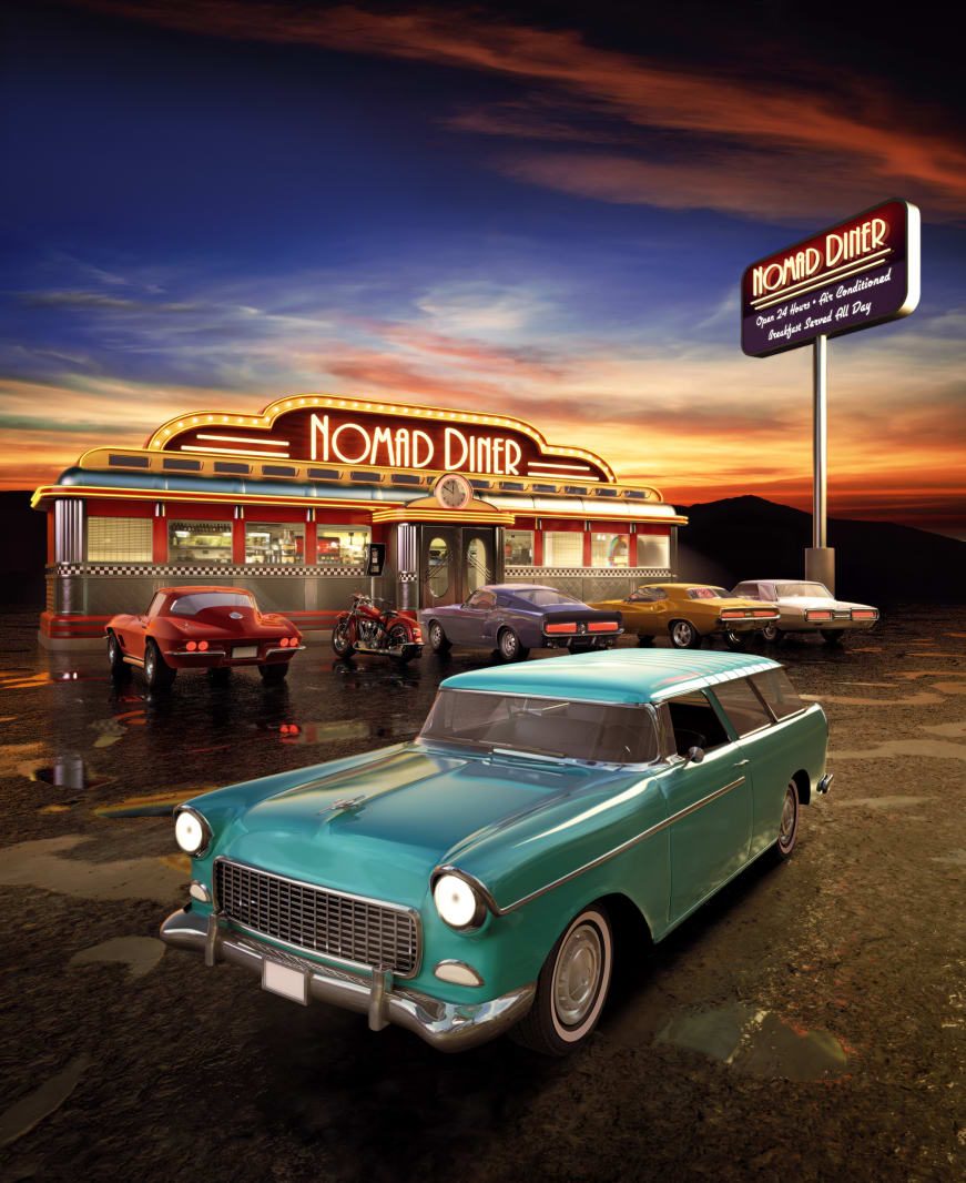 Nomad Diner, Rebel Walls
