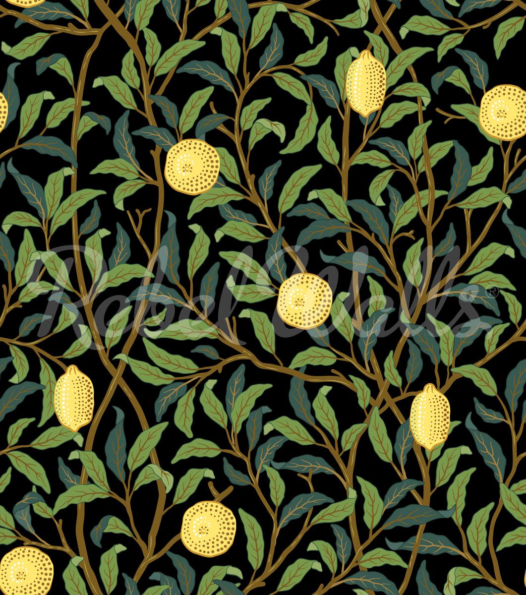 Lemon Garden, Midnight, Rebel Walls