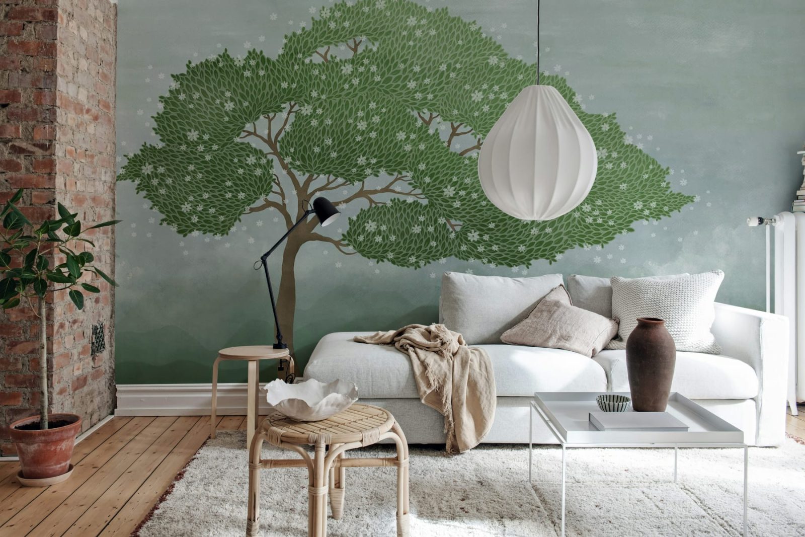Windy Tree, Green, Rebel Walls 2