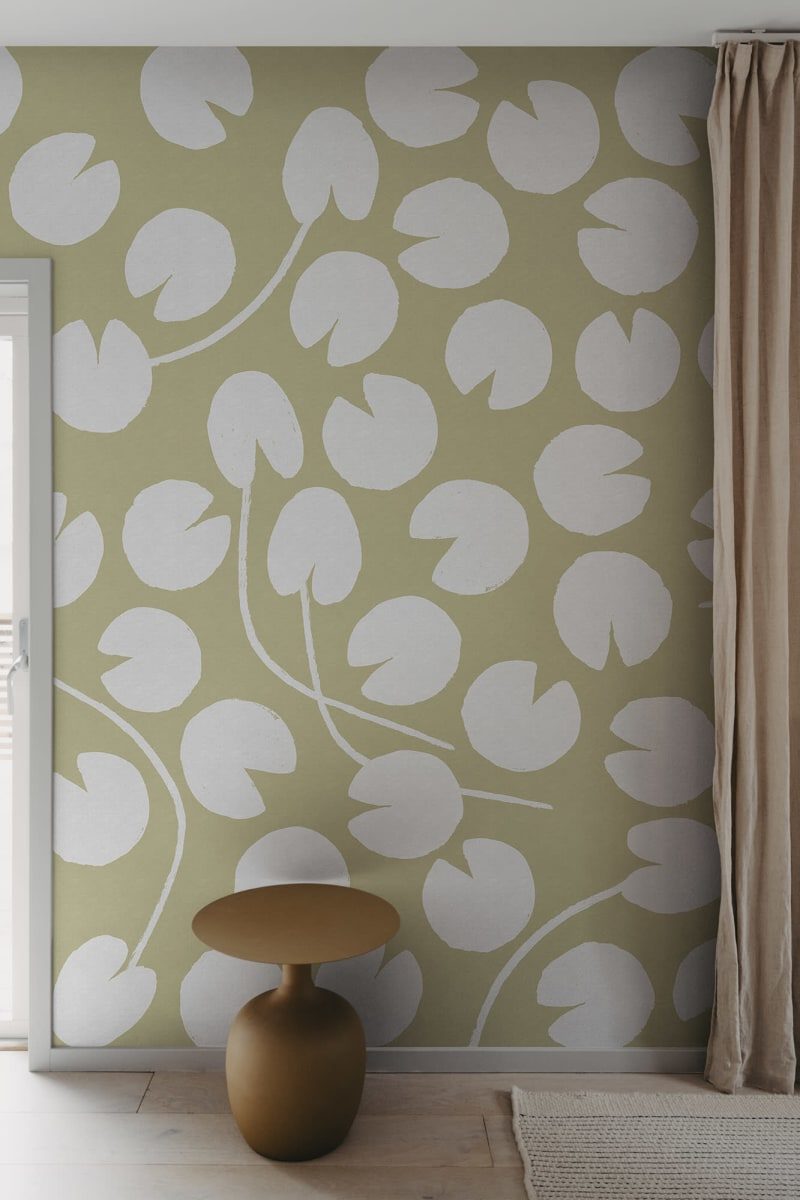 Water Lilies, Yellow, Rebel Walls 3