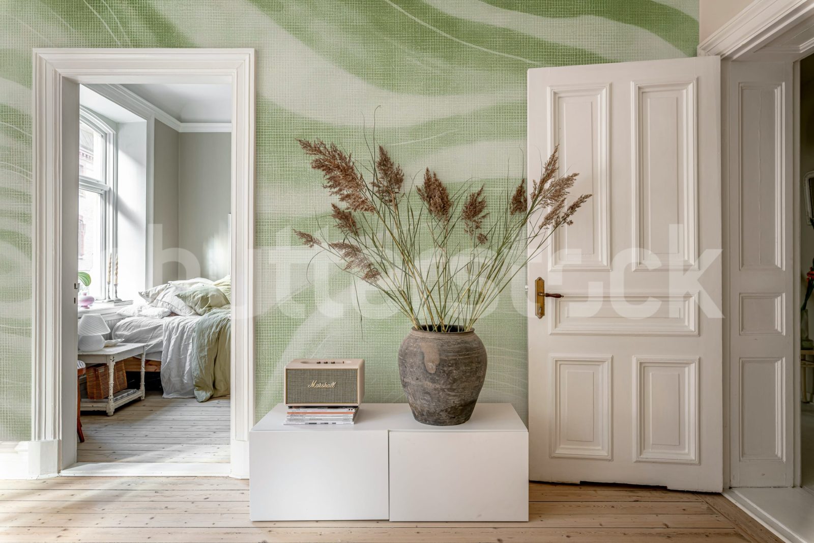 Ocean Lines, Green, Rebel Walls 3
