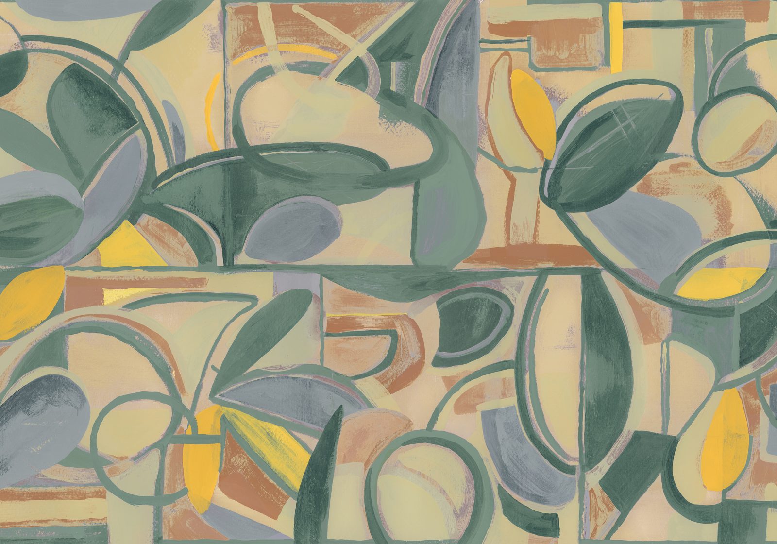 Giant Abstract, Green, TresTintas
