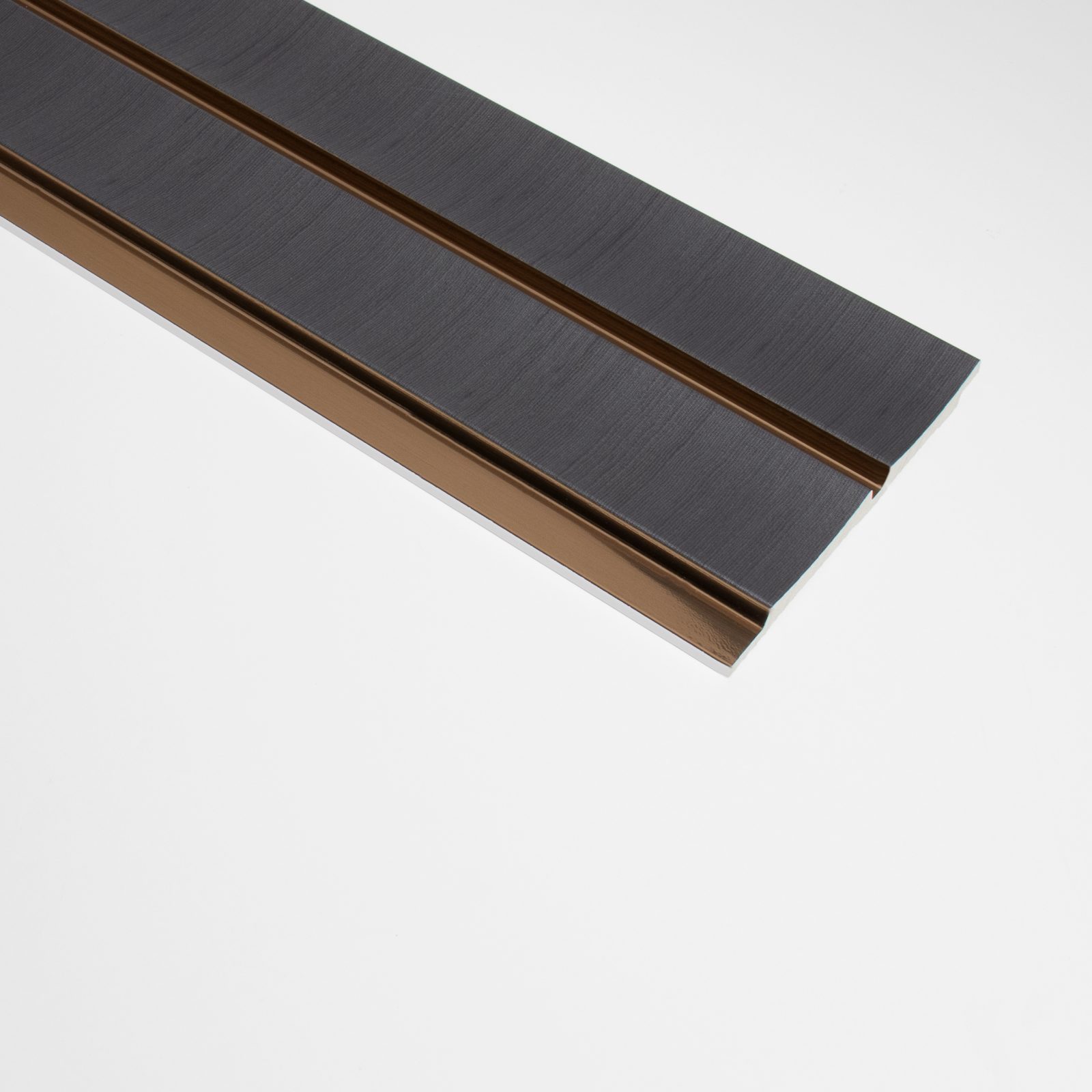 Riflaj decorativ 3D Amber, Antracit, 270x13 cm, Lamelio 3