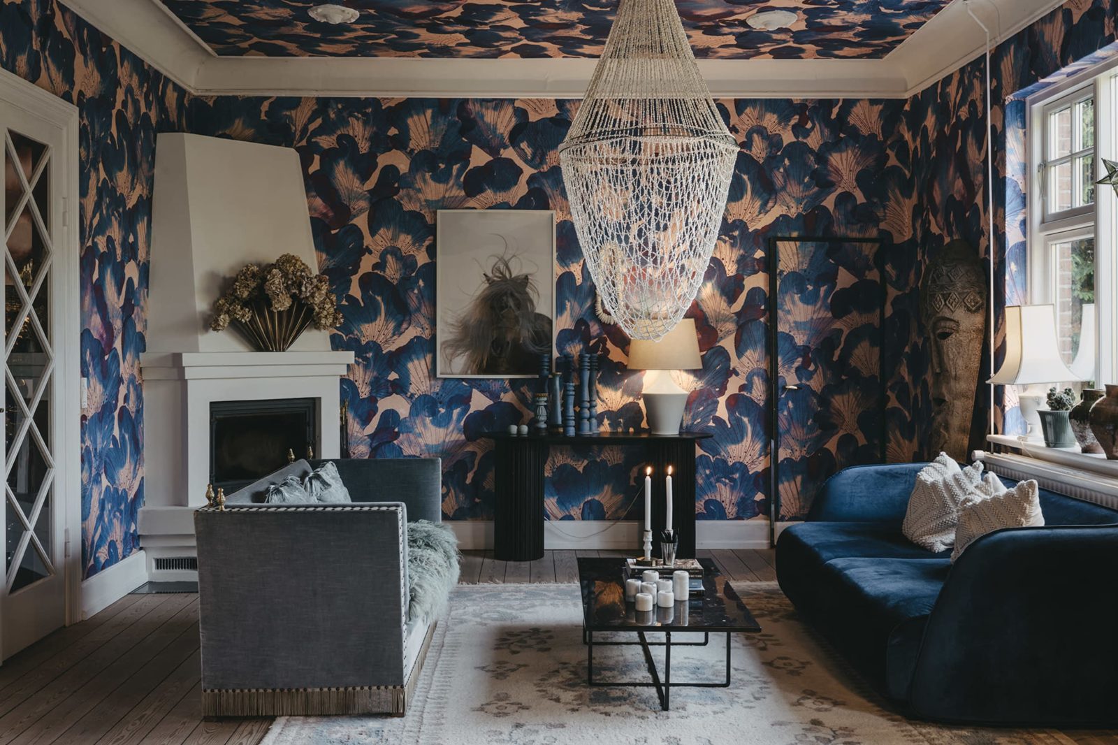 Corals, Blue, Rebel Walls 4