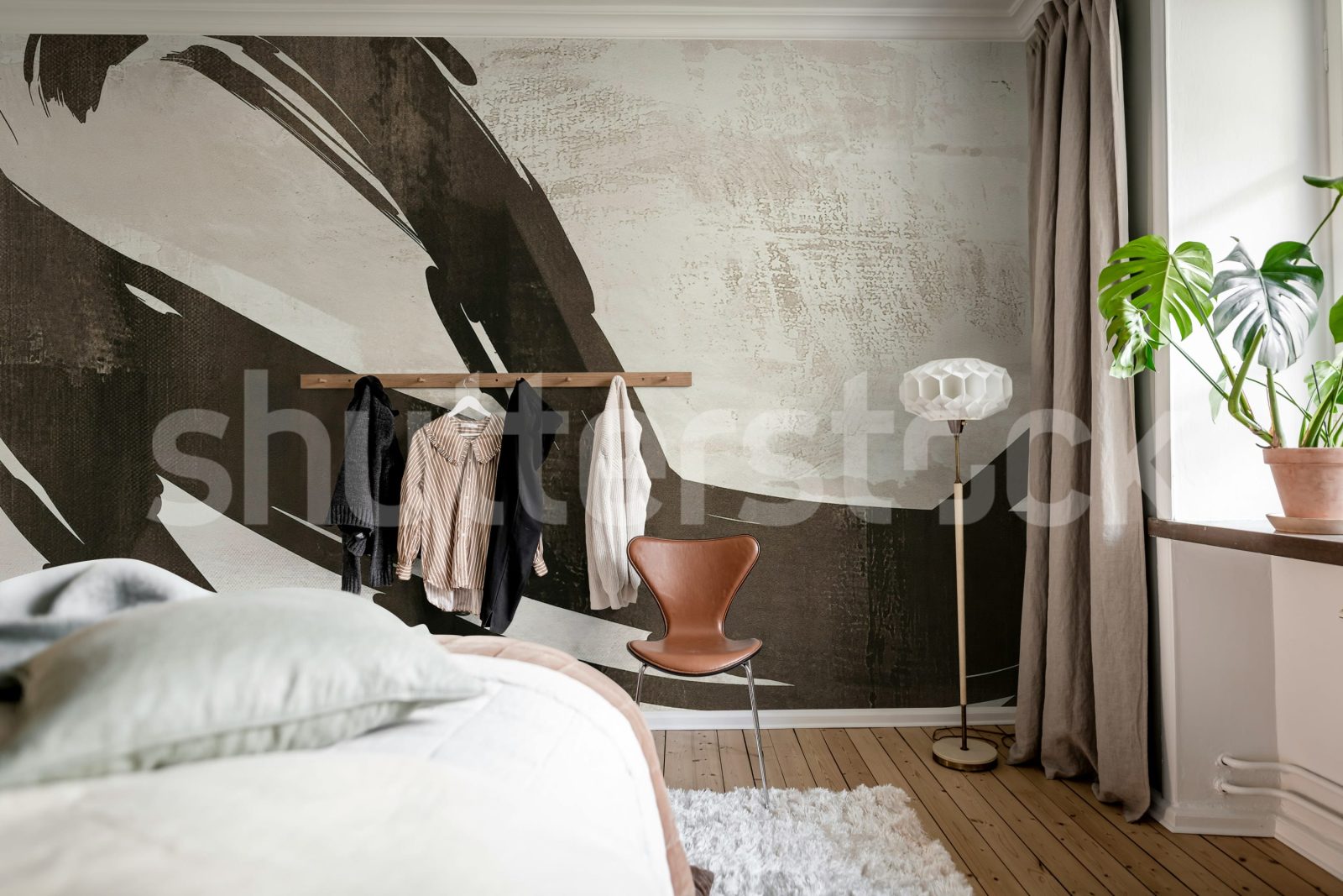 Artzy Stripes, Beige, Rebel Walls 3