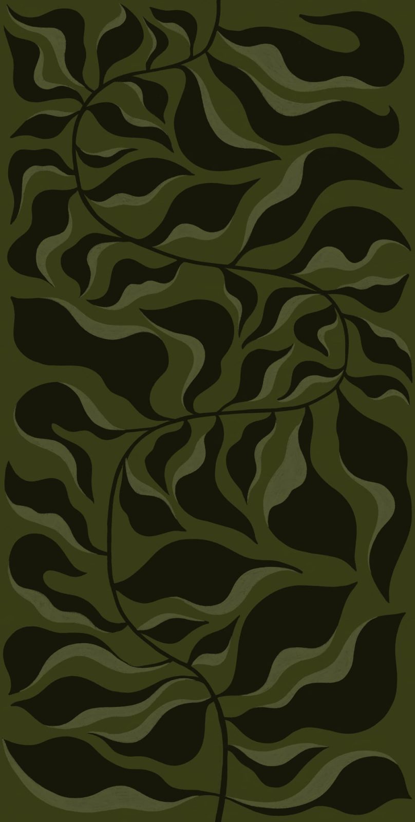 Bold Botanica, Dark Green, Rebel Walls
