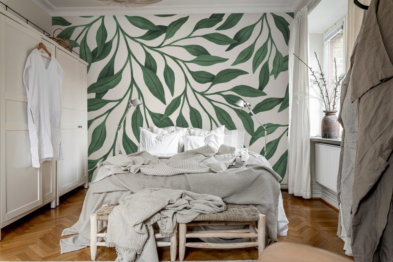 Giant Leaves, Green, Rebel Walls 2