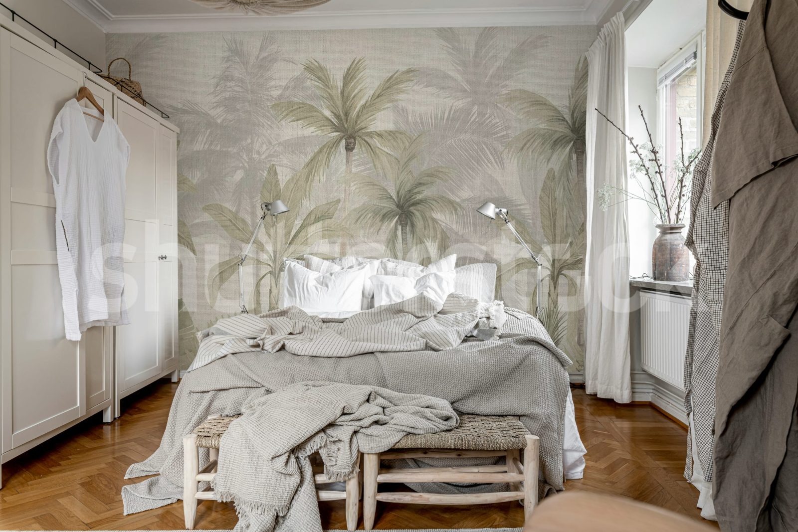 Jungle Canvas, Soft Green, Rebel Walls 3