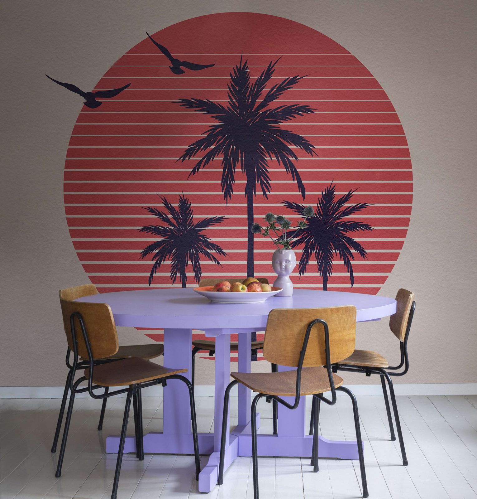 Palms Soft Pink, Rebel Walls 2