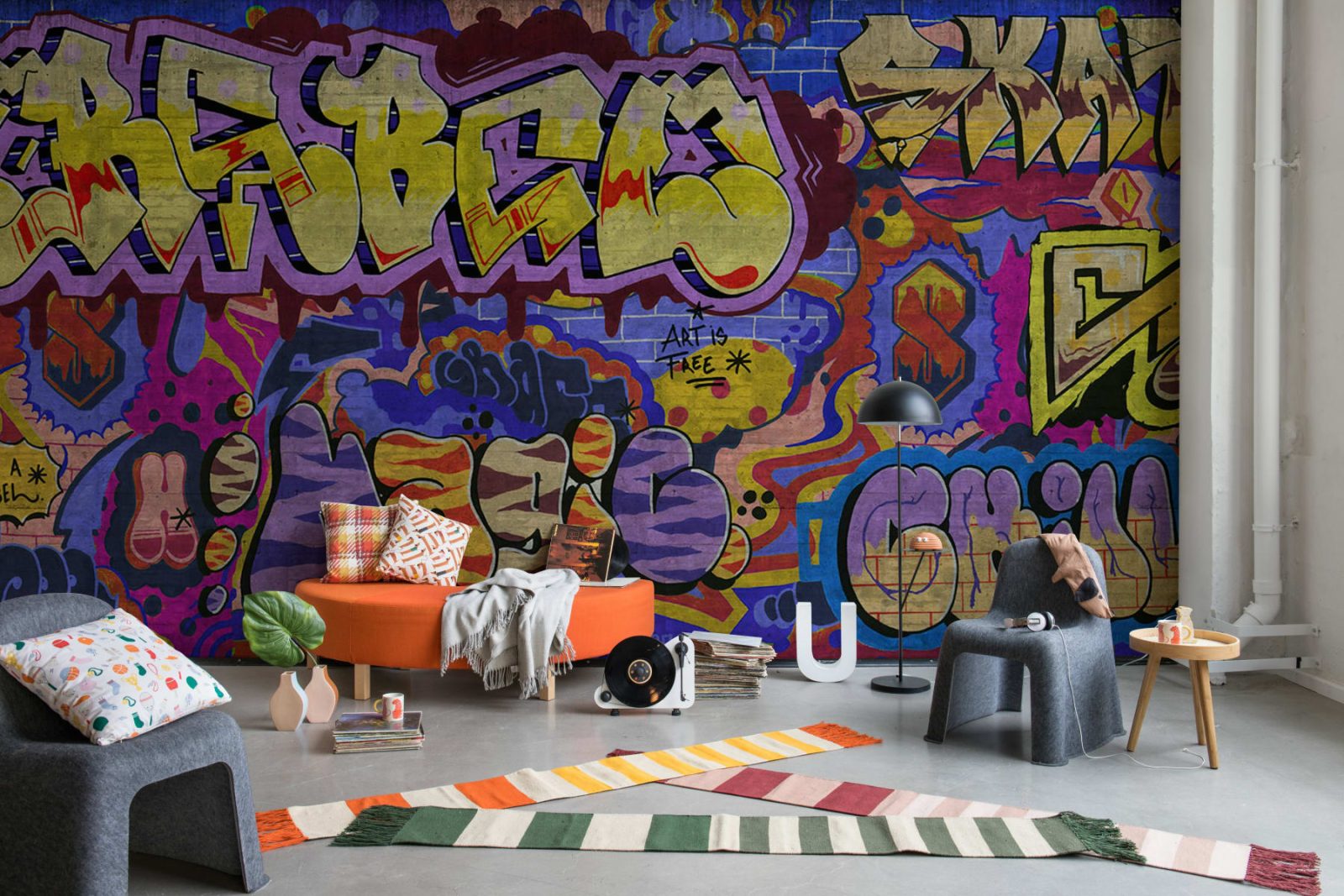 Graffiti, Colorful, Rebel Walls 2