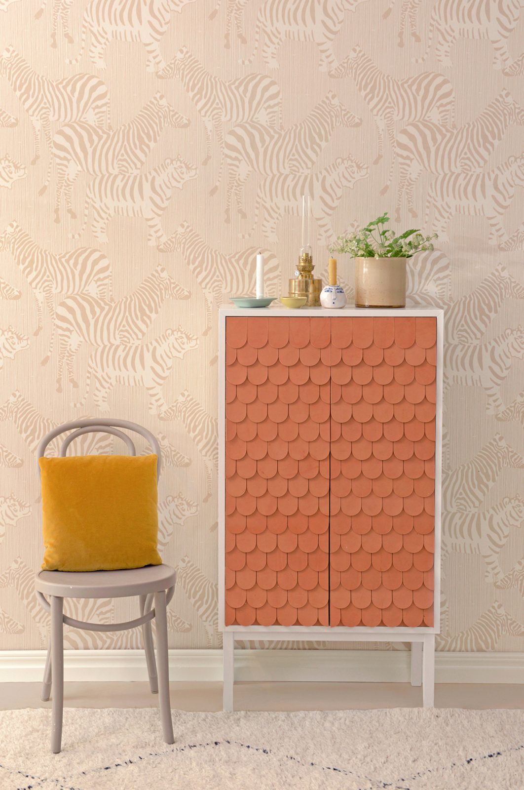 Safari Stripes, Dusty Beige, Majvillan 3