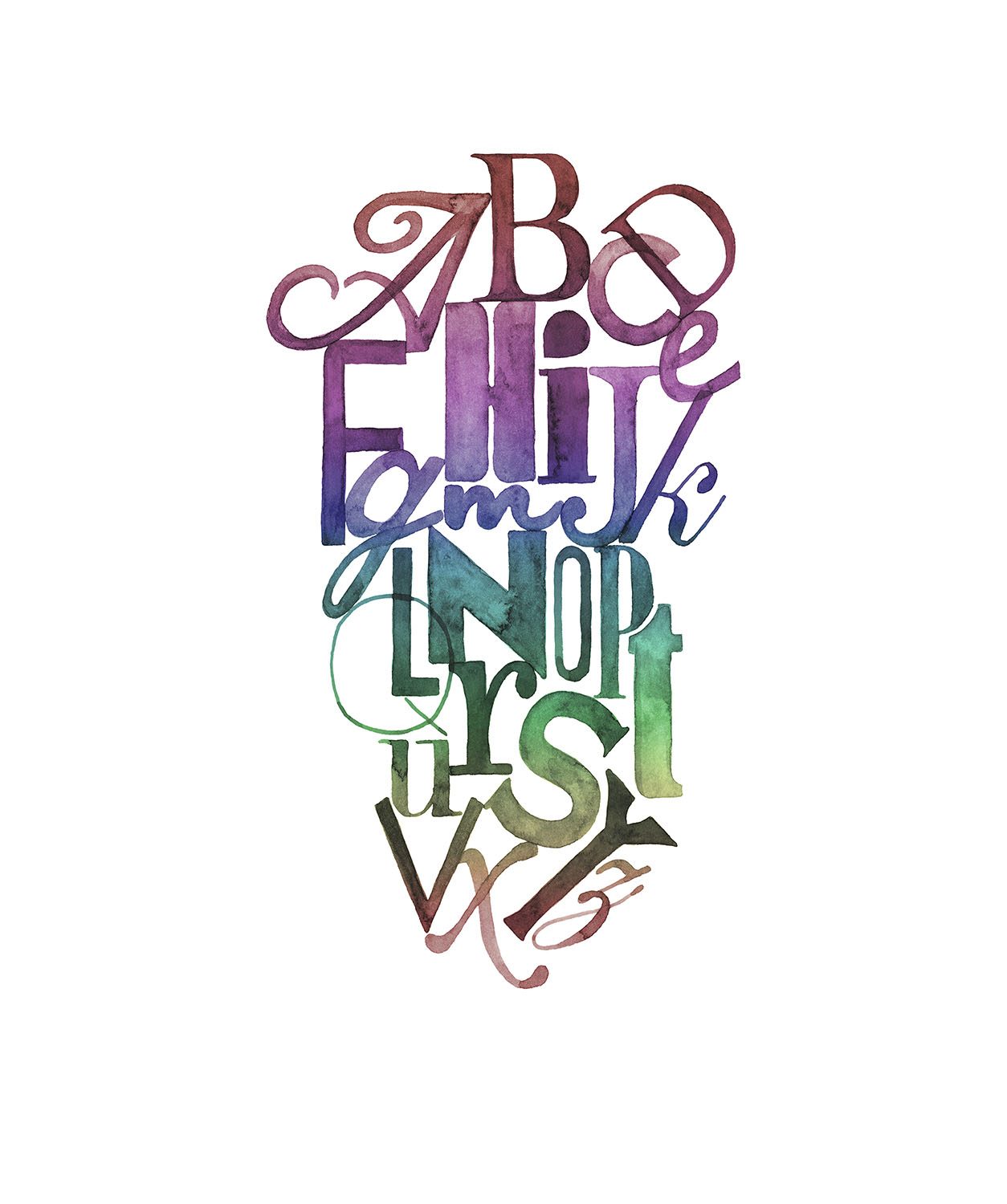 Ink Letters, Rainbow, Rebel Walls