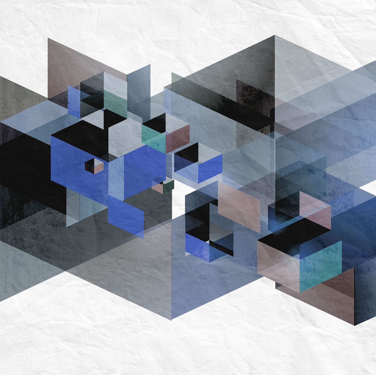 Fractal, Blue, Rebel Walls