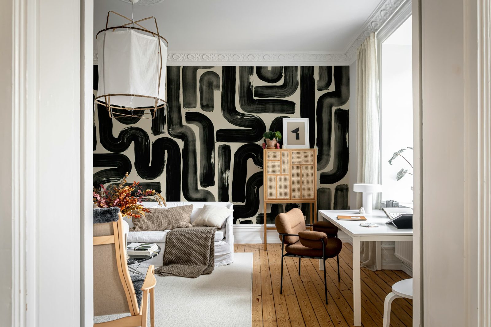 Drape Brush, Black, Rebel Walls 2