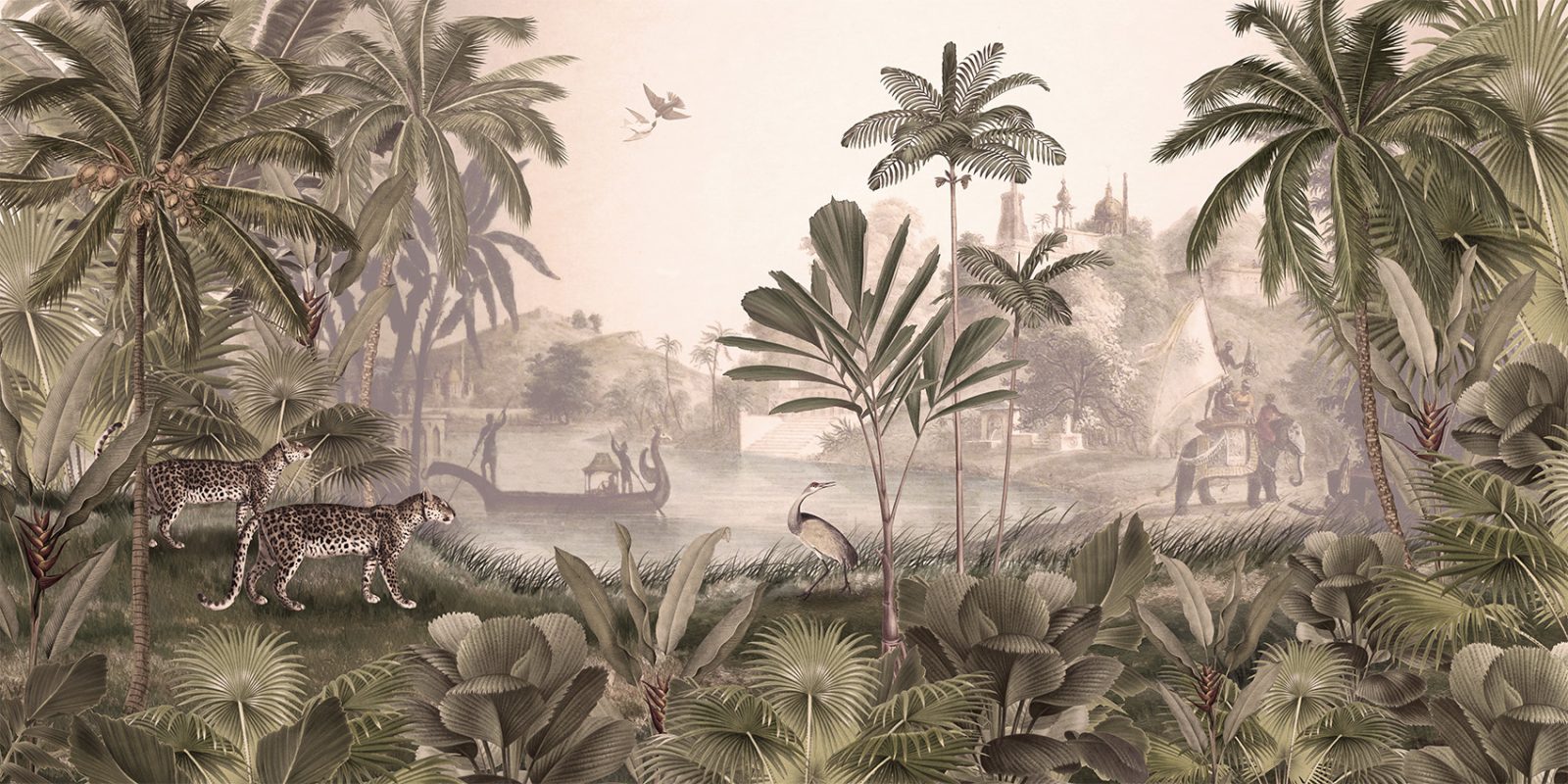 Leopard Landscape - Sepia, Sir Edward